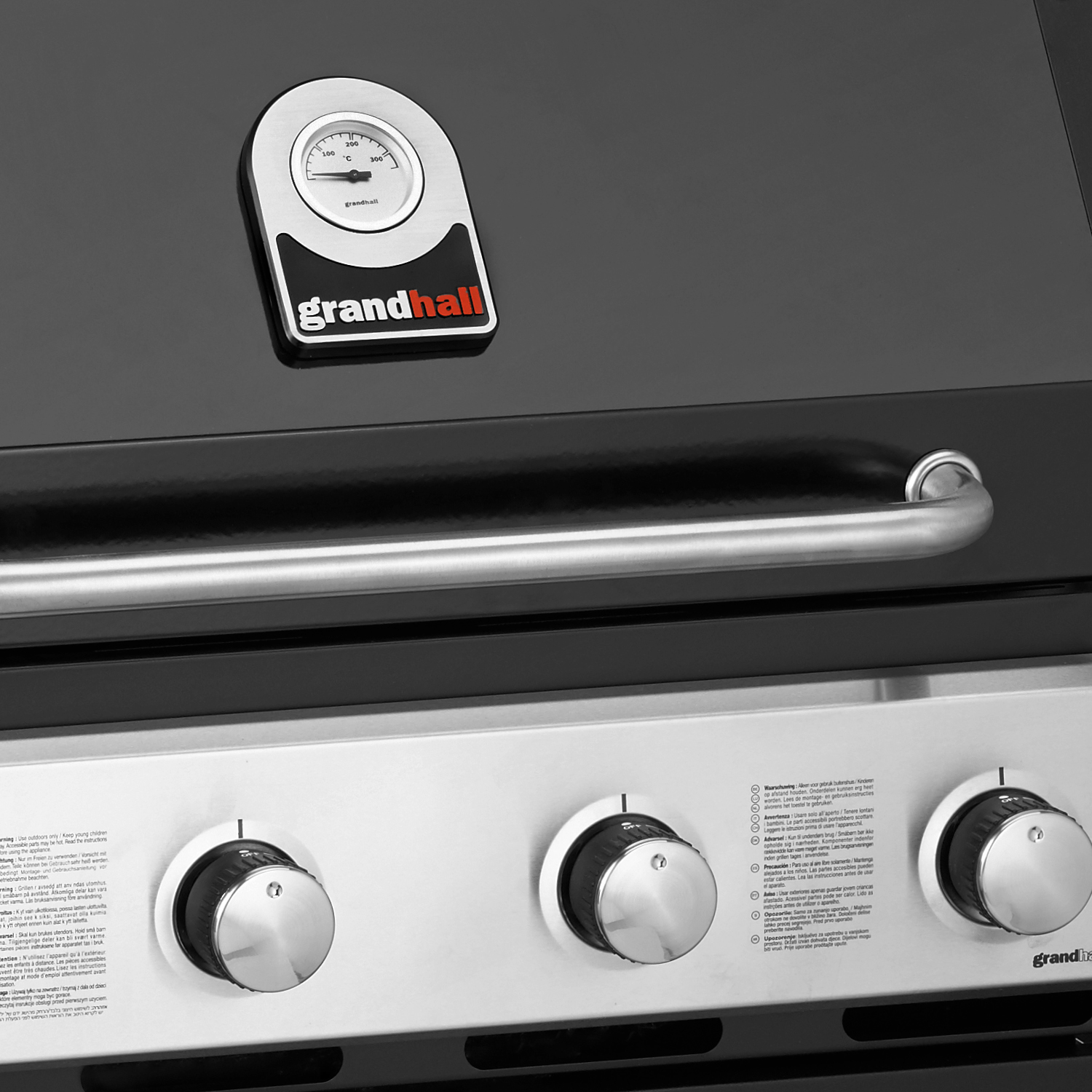 Grandhall Xenon 4 Gasgrill Schwarz