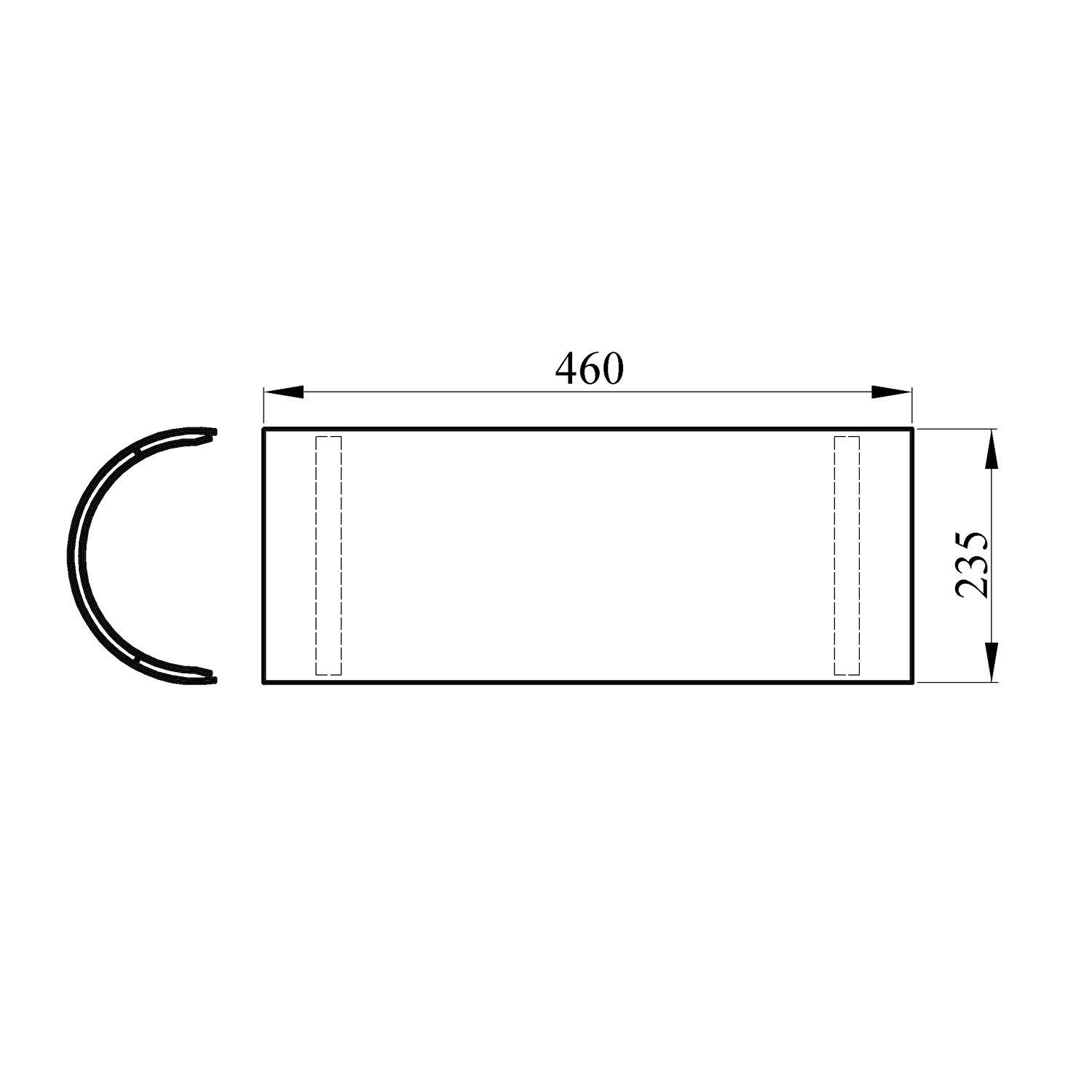 Raik Rauchrohr / Ofenrohr 200mm - Thermoschild 460mm schwarz