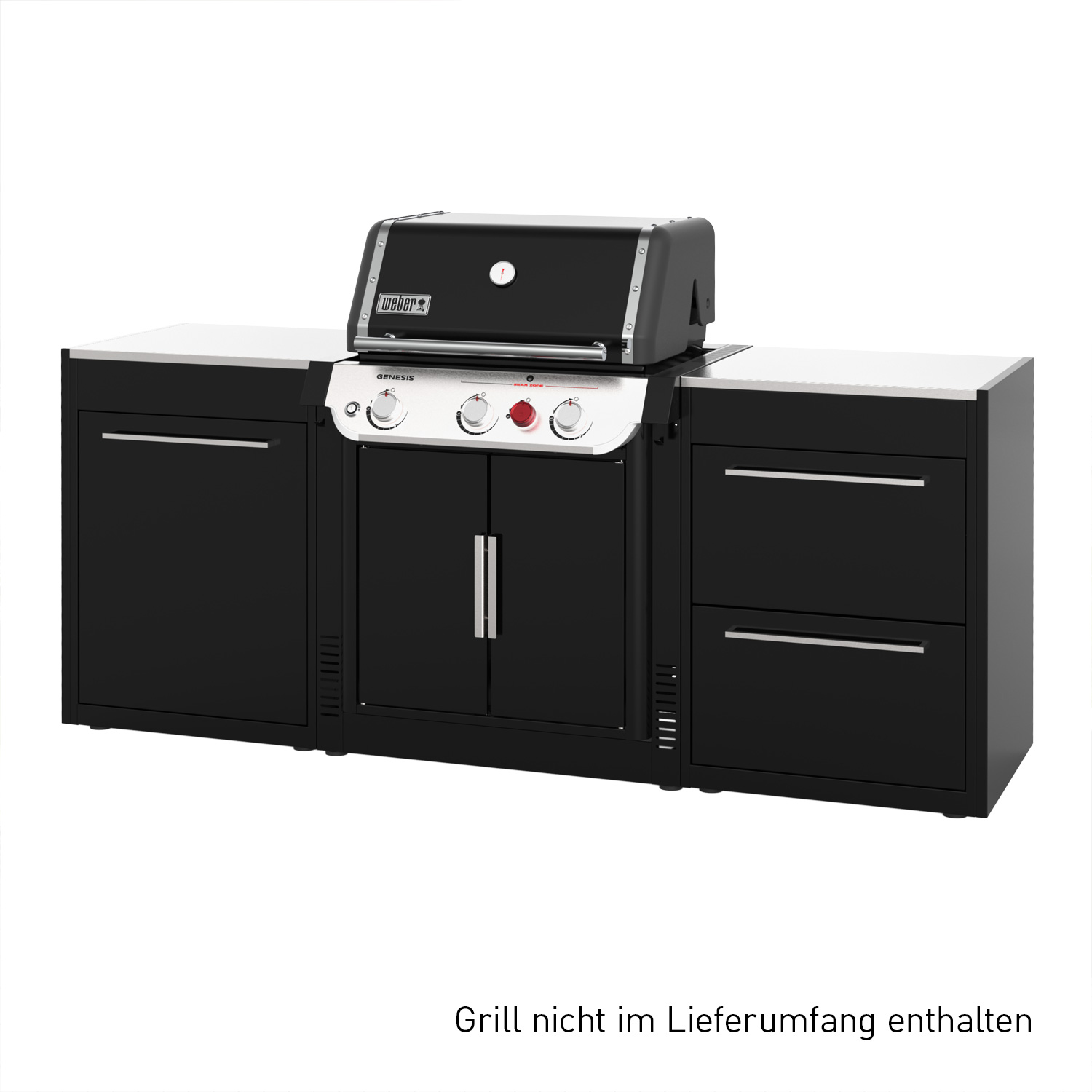 Weber BBQ Kitchen Set 1 für Genesis 3-Brenner ohne Seitenkocher