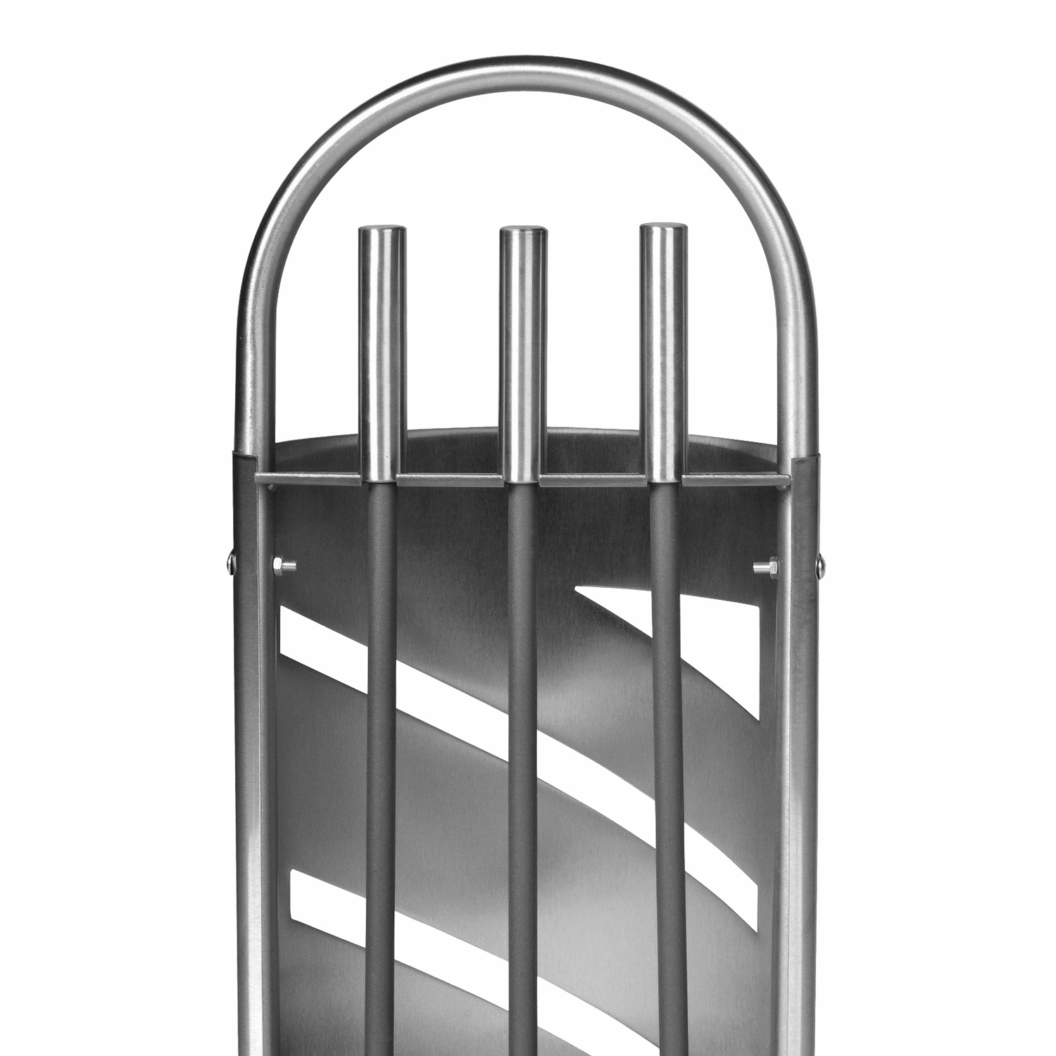 Raik Kaminbesteck, 3-teilig, Edelstahl matt gebürstet, 66cm