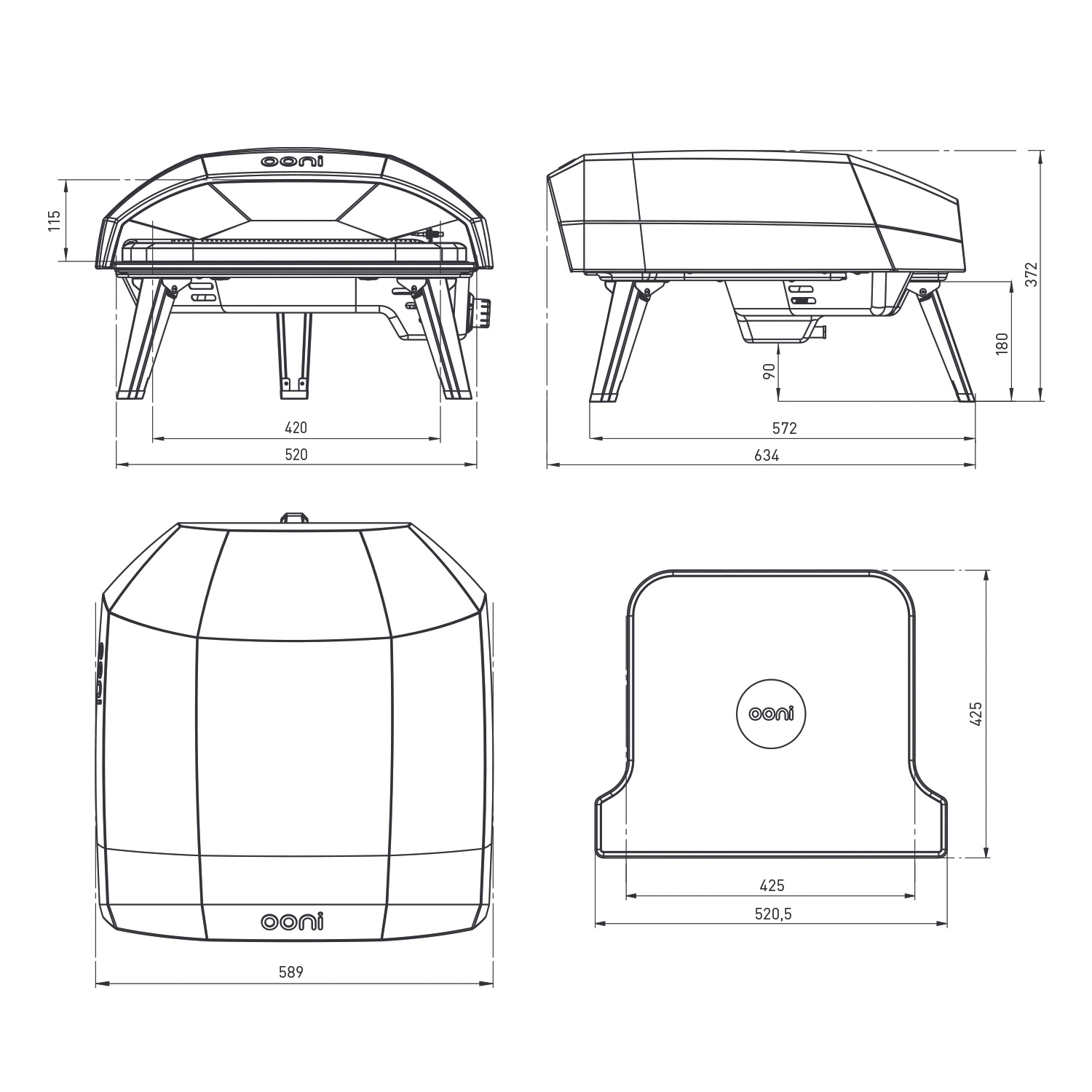 Ooni Koda 16" Pizzaofen