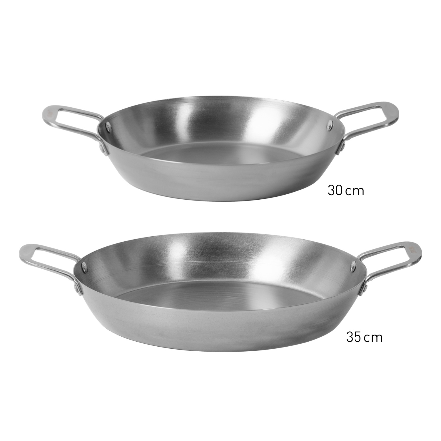 Hot Wok Paella-Pfanne 35 cm aus Carbonstahl