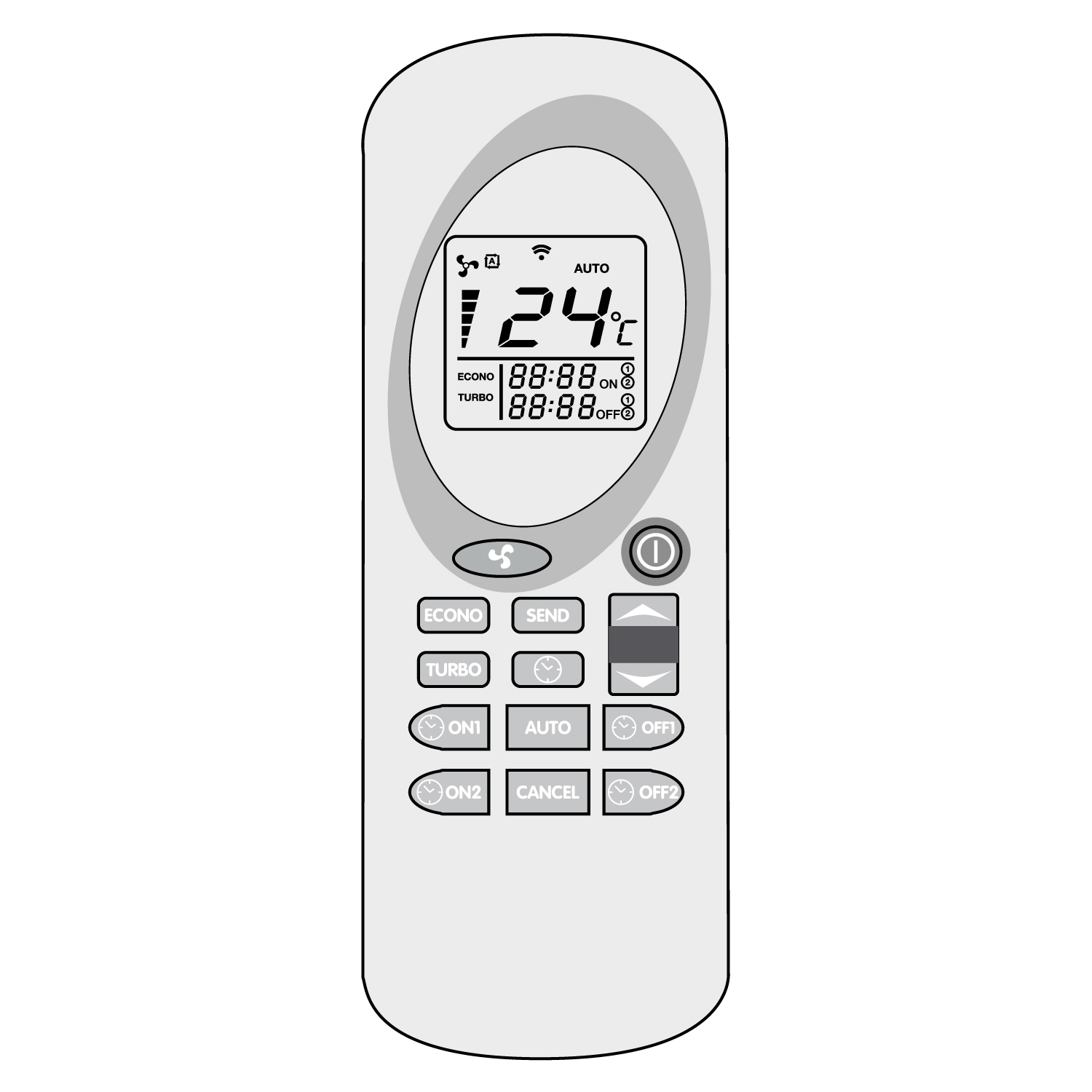 Wamsler Fernbedienung für Quattro 6/Slim 5/Motion 6