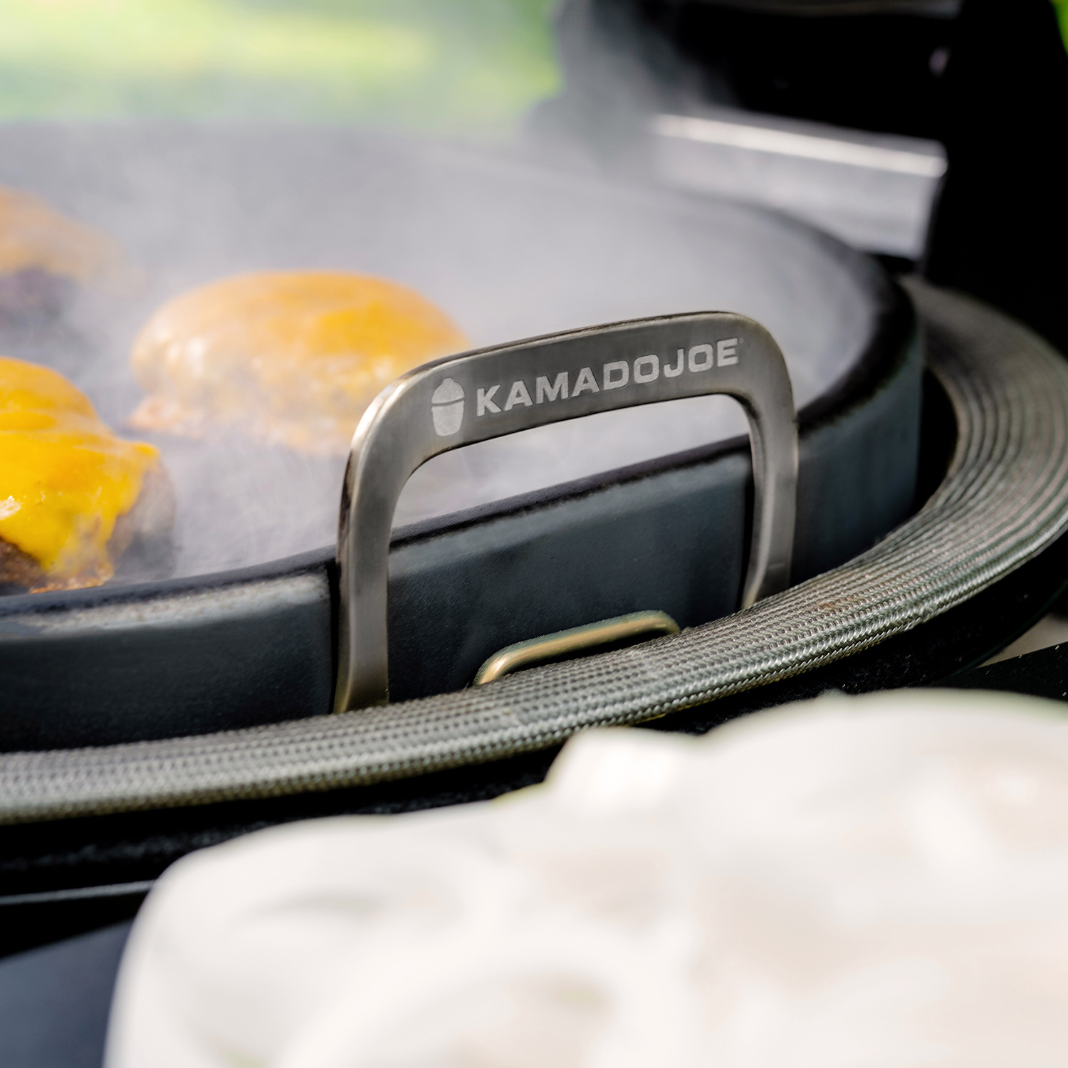 Kamado Joe Karbon Steel Grillplatte für Classic Joe