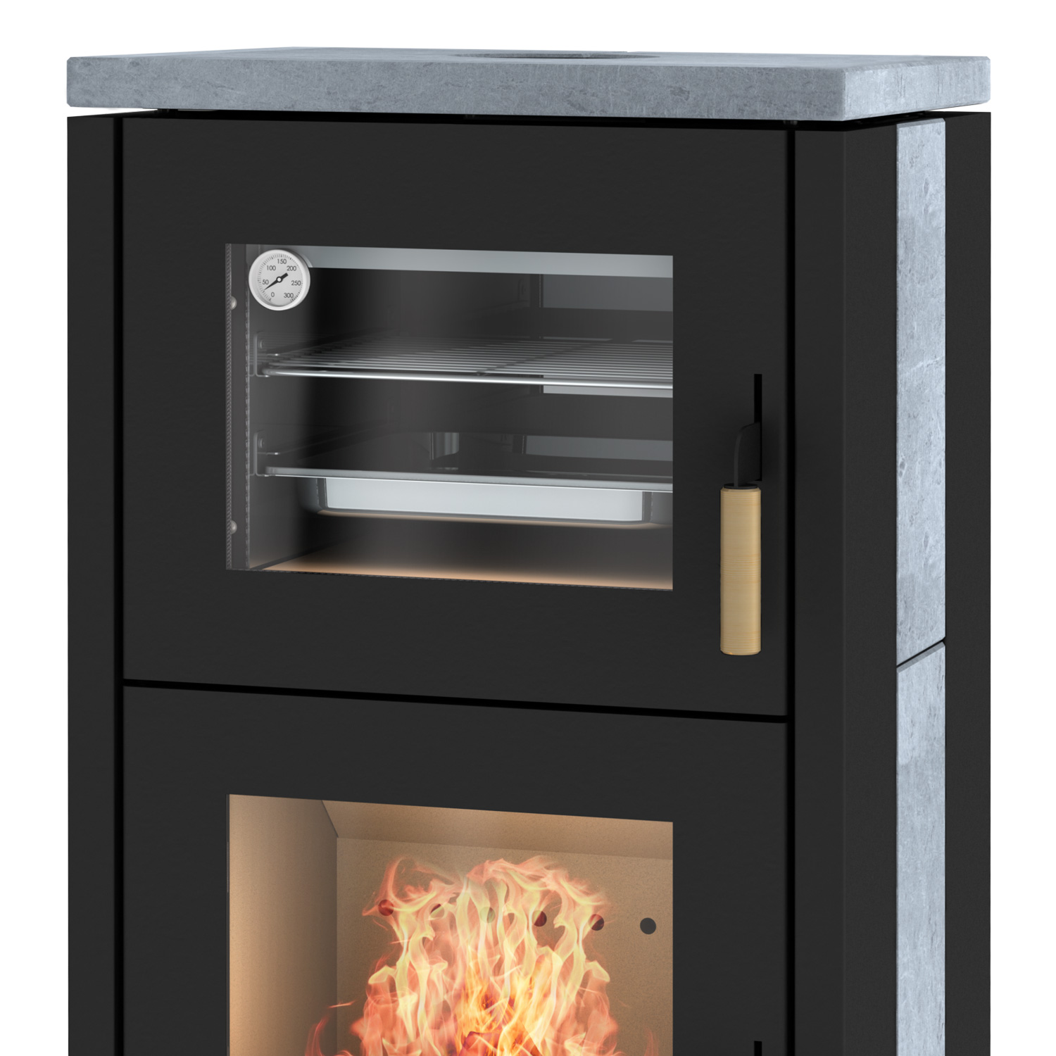 Fireplace Elite Inda Kaminofen Speckstein