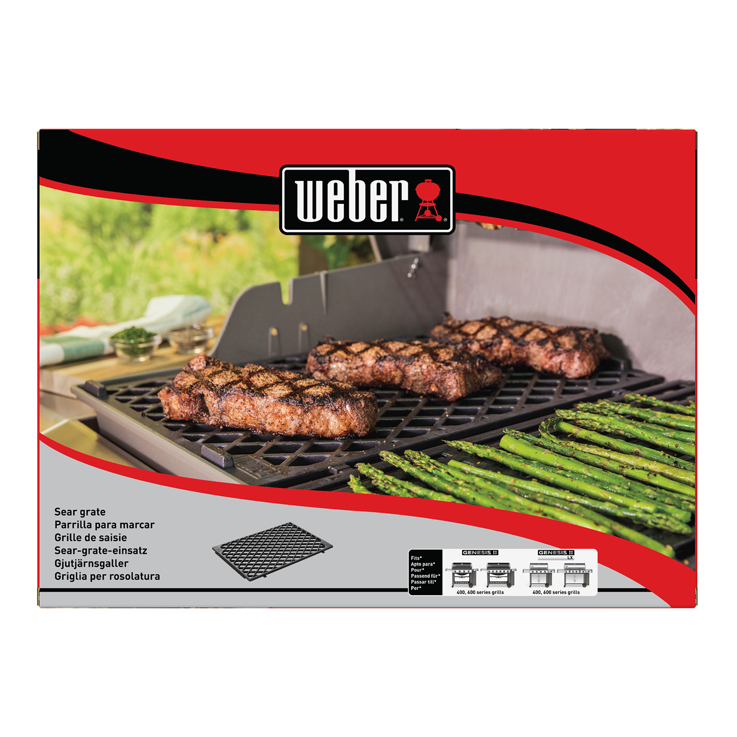 Weber Sear Grate für Genesis II und LX 400/600