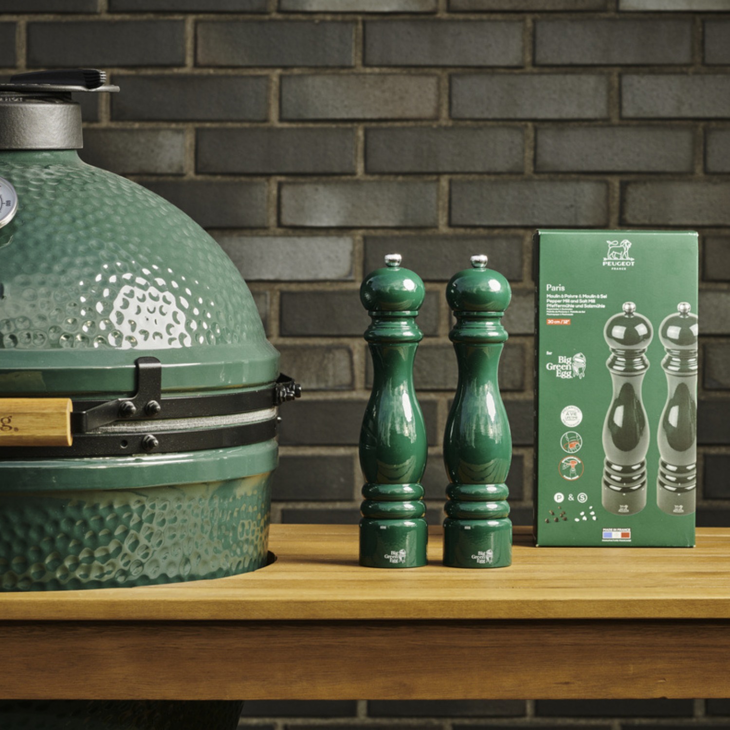 Big Green Egg Peugeot Salz- und Pfeffermühle 30 cm Duo-Pack