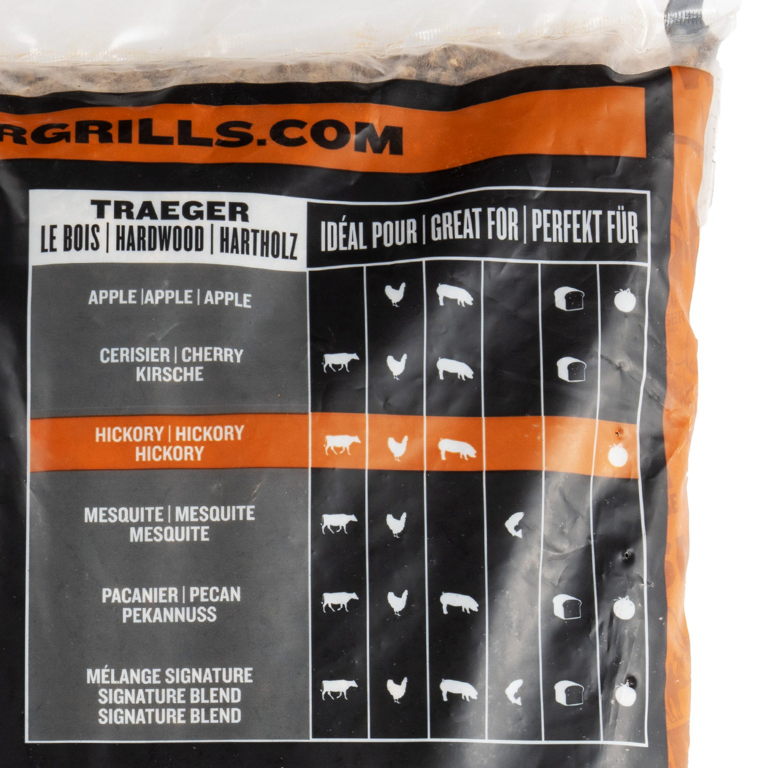 Traeger Hartholzpellets Hickory 9 kg