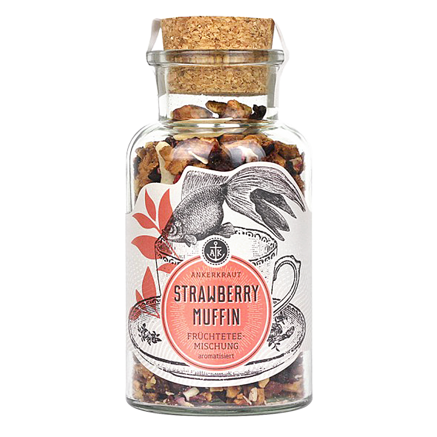 Ankerkraut Strawberry Muffin Früchtetee 100 g