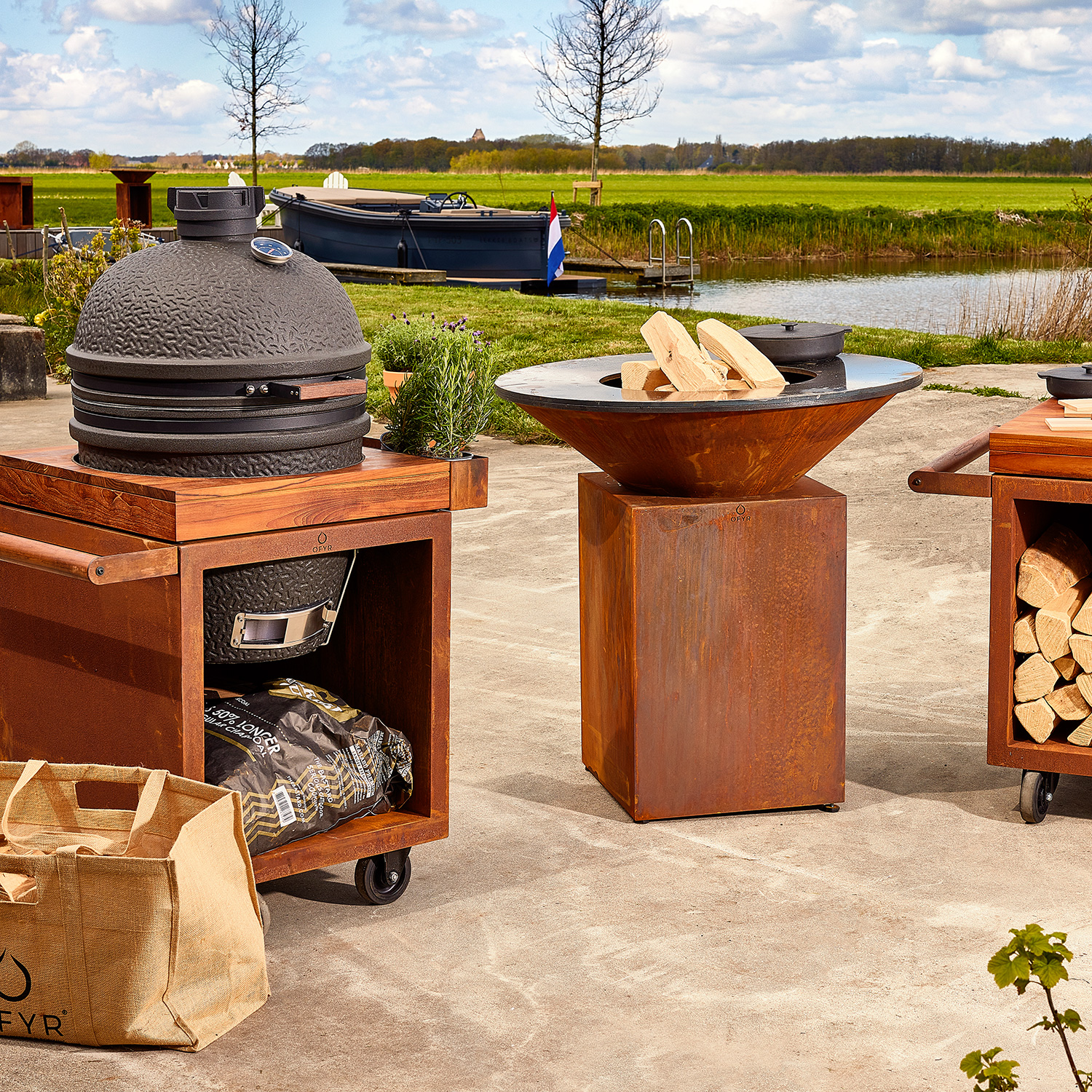 OFYR Classic Corten 100 Grill & Feuerstelle