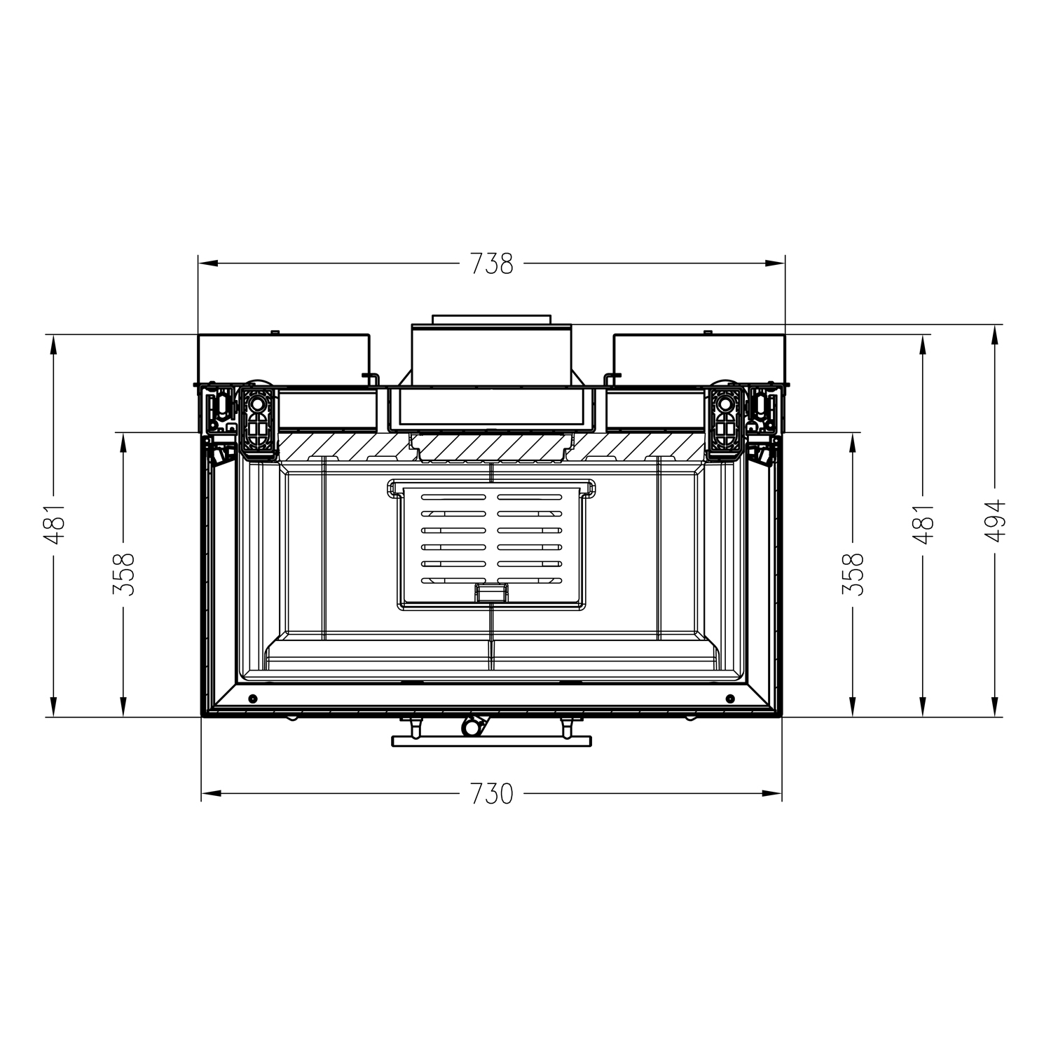 Spartherm Varia AS-3RLh-4S Kamineinsatz