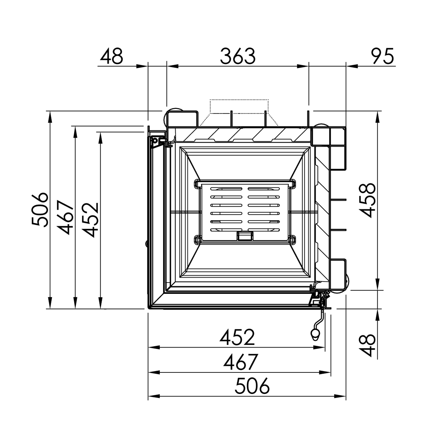 Spartherm Mini 2L-4S Kamineinsatz Ecke