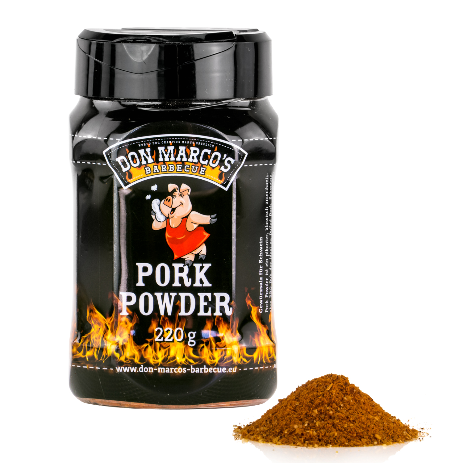 Don Marco´s Rub-Set: PigWing® Seasoning, Pork Powder, Chipotle Butter & Dip Seasoning, BBQ-Booster