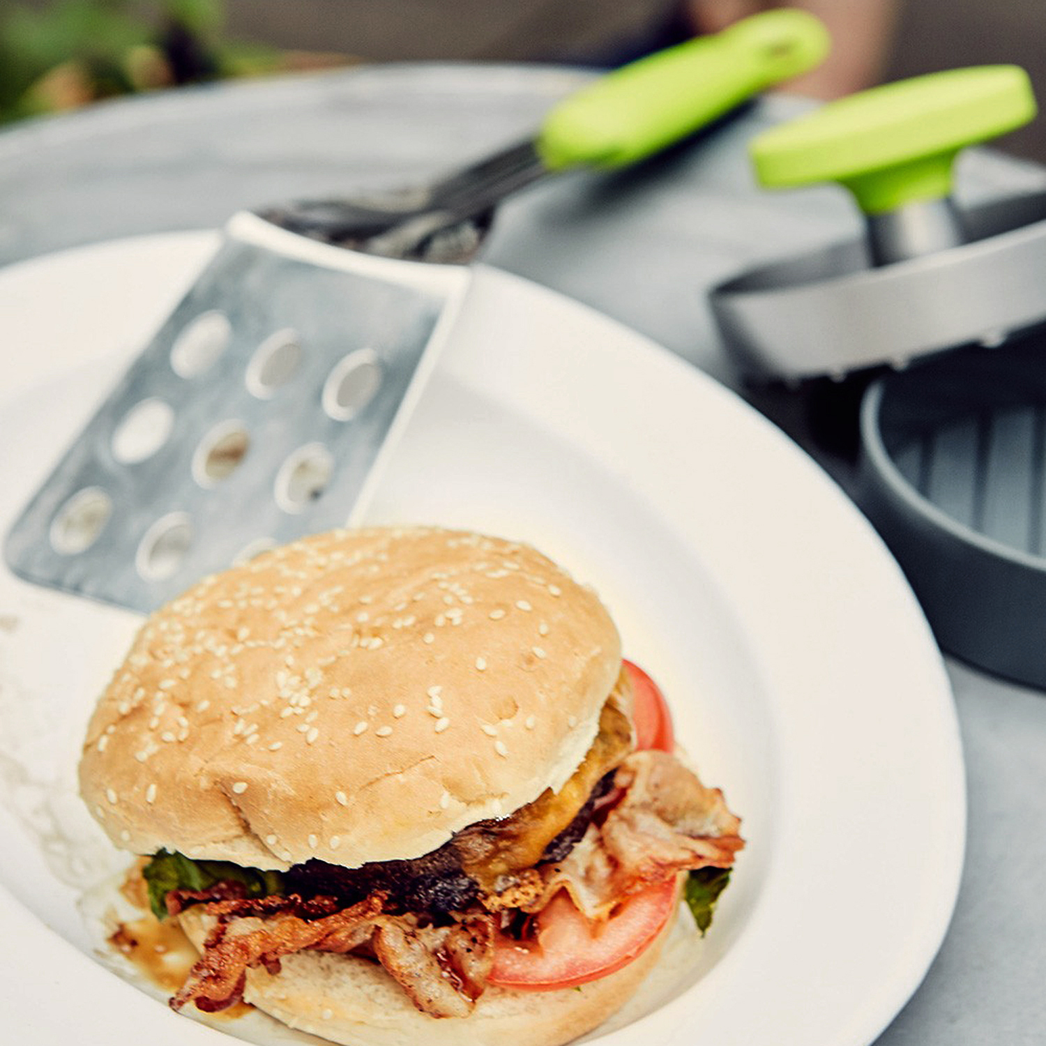 Outdoorchef Burgerpresse