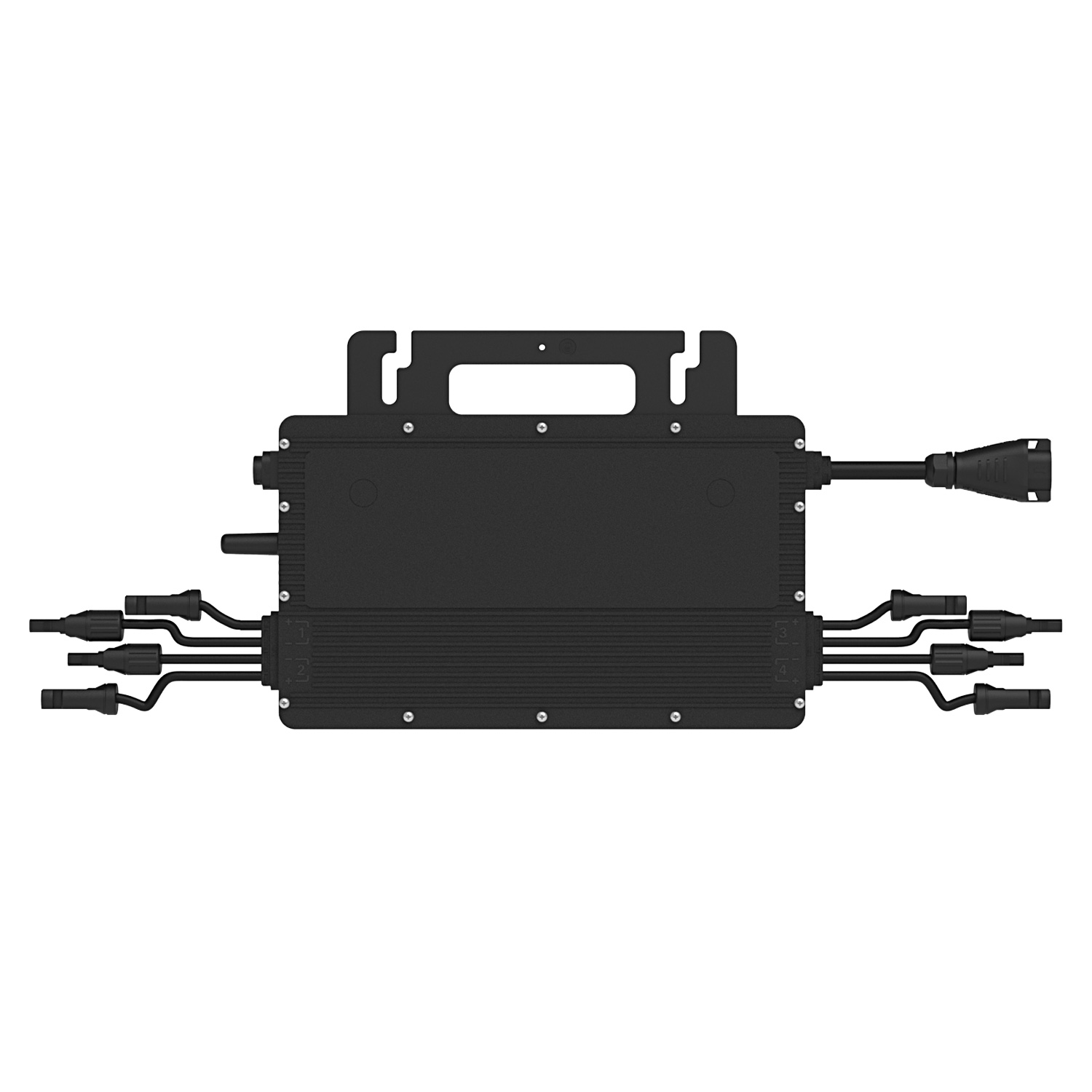 Balkonkraftwerk 1700 W (4x Photovoltaik-Panel) mit 1600 W Mikrowechselrichter