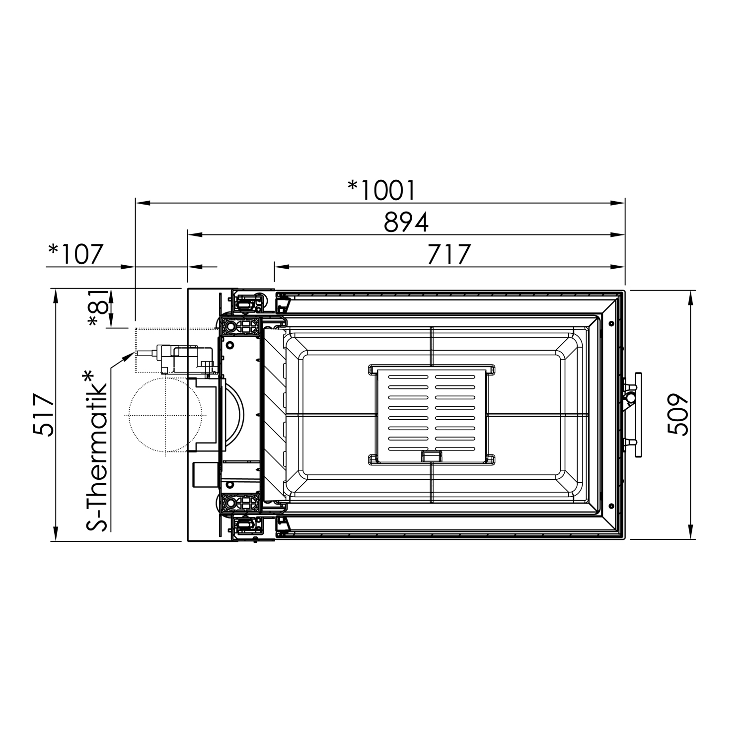 Spartherm Arte U-70h-4S Kamineinsatz RRA Ø 200 mm