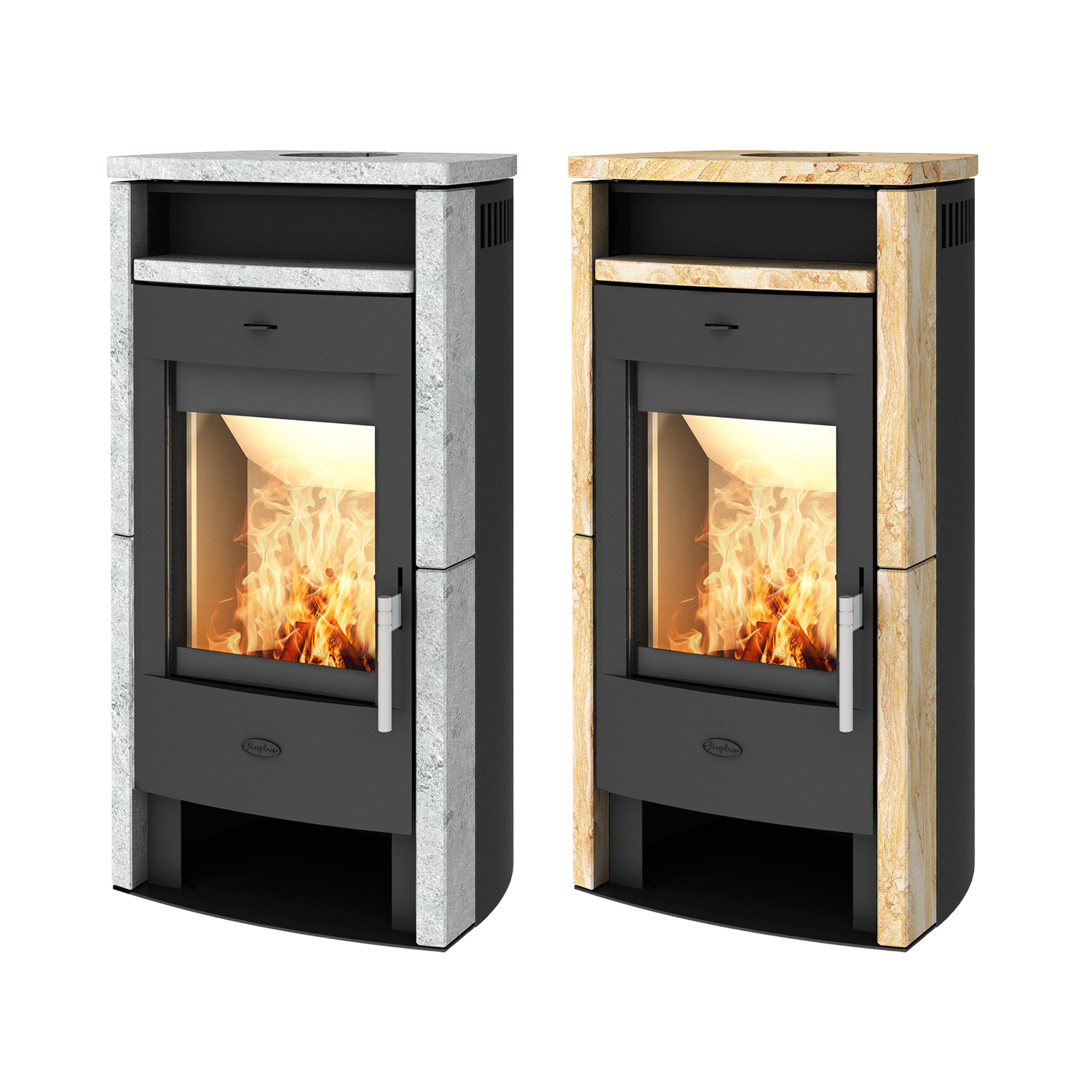 Fireplace Elite Budapest Kaminofen Speckstein + 1 m³ Kaminholz gratis