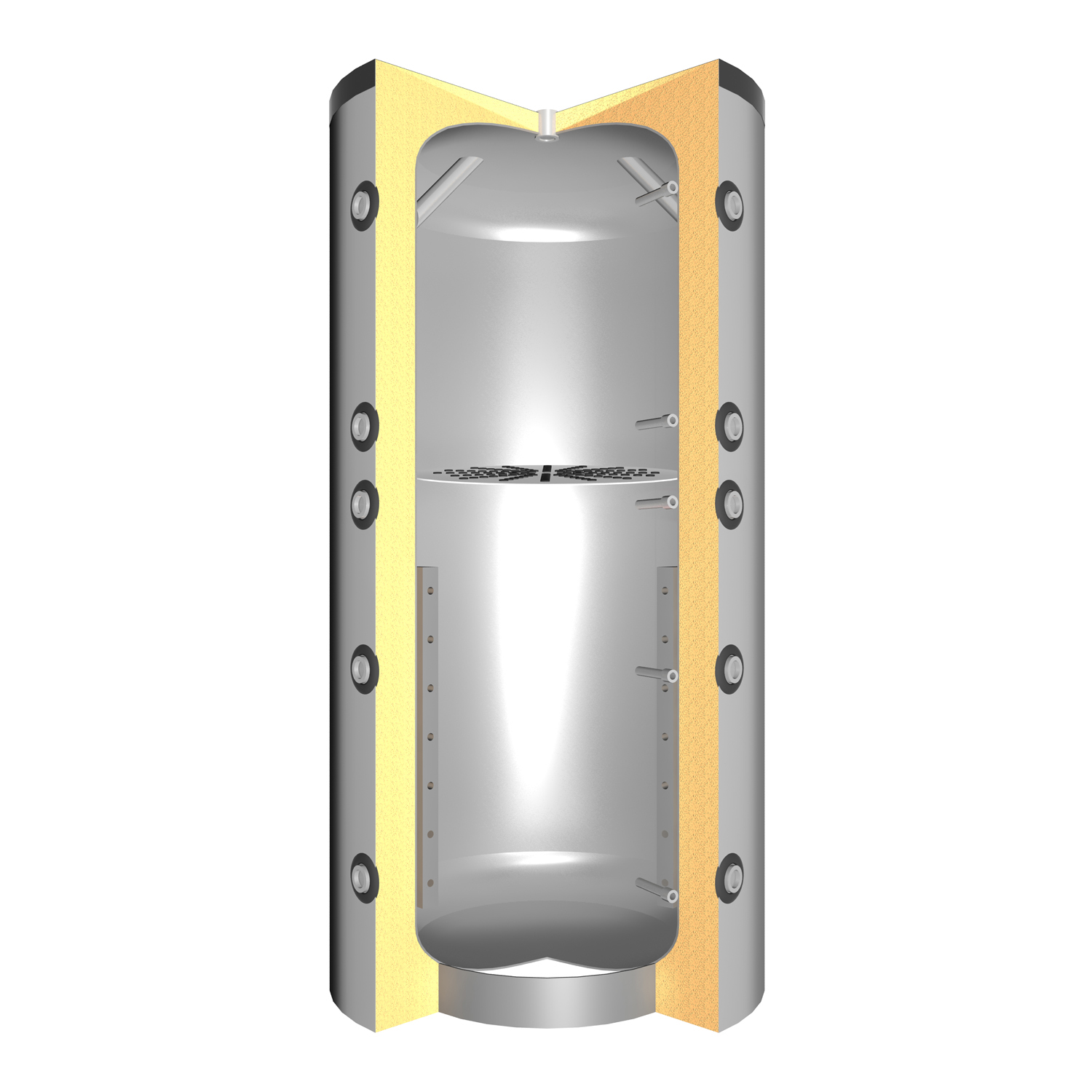 Pufferspeicher mit Schichtladesystem TPSL 1000 (887 Liter)