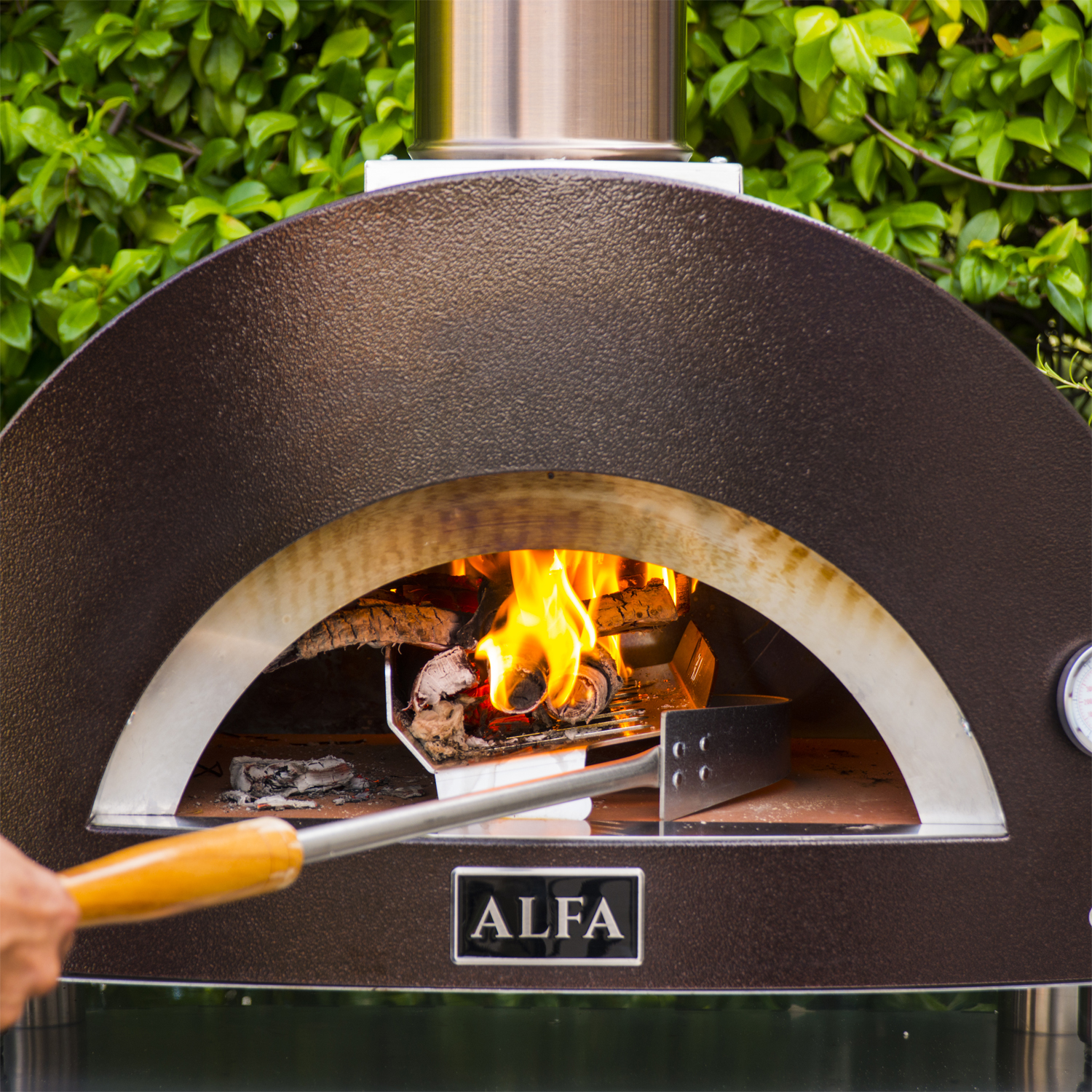 Alfa Forni Nano Pizzaofen Kupfer Starterset