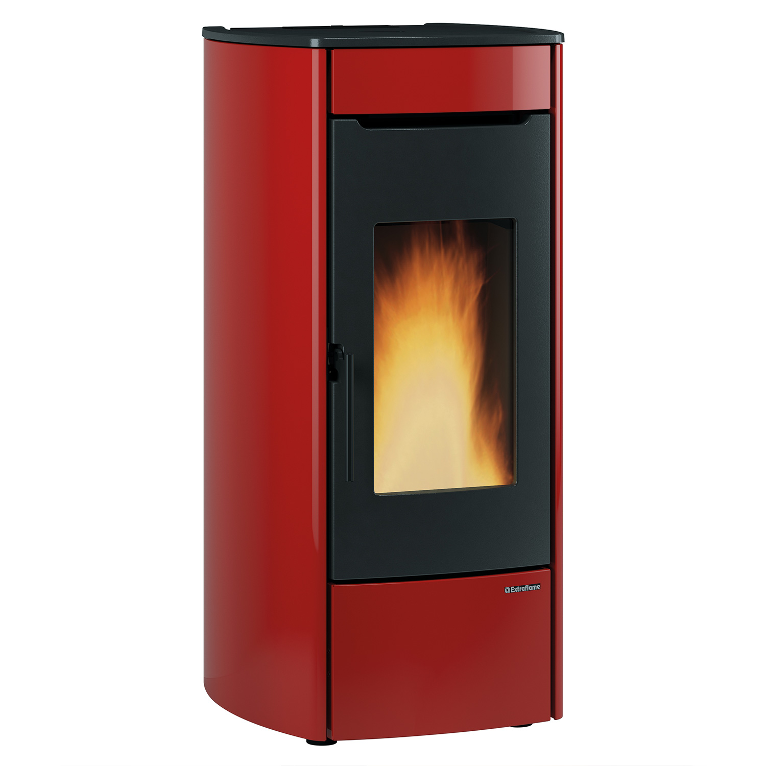 Extraflame Marina Idro H13 Wasserführender Pelletofen Stahl Bordeaux