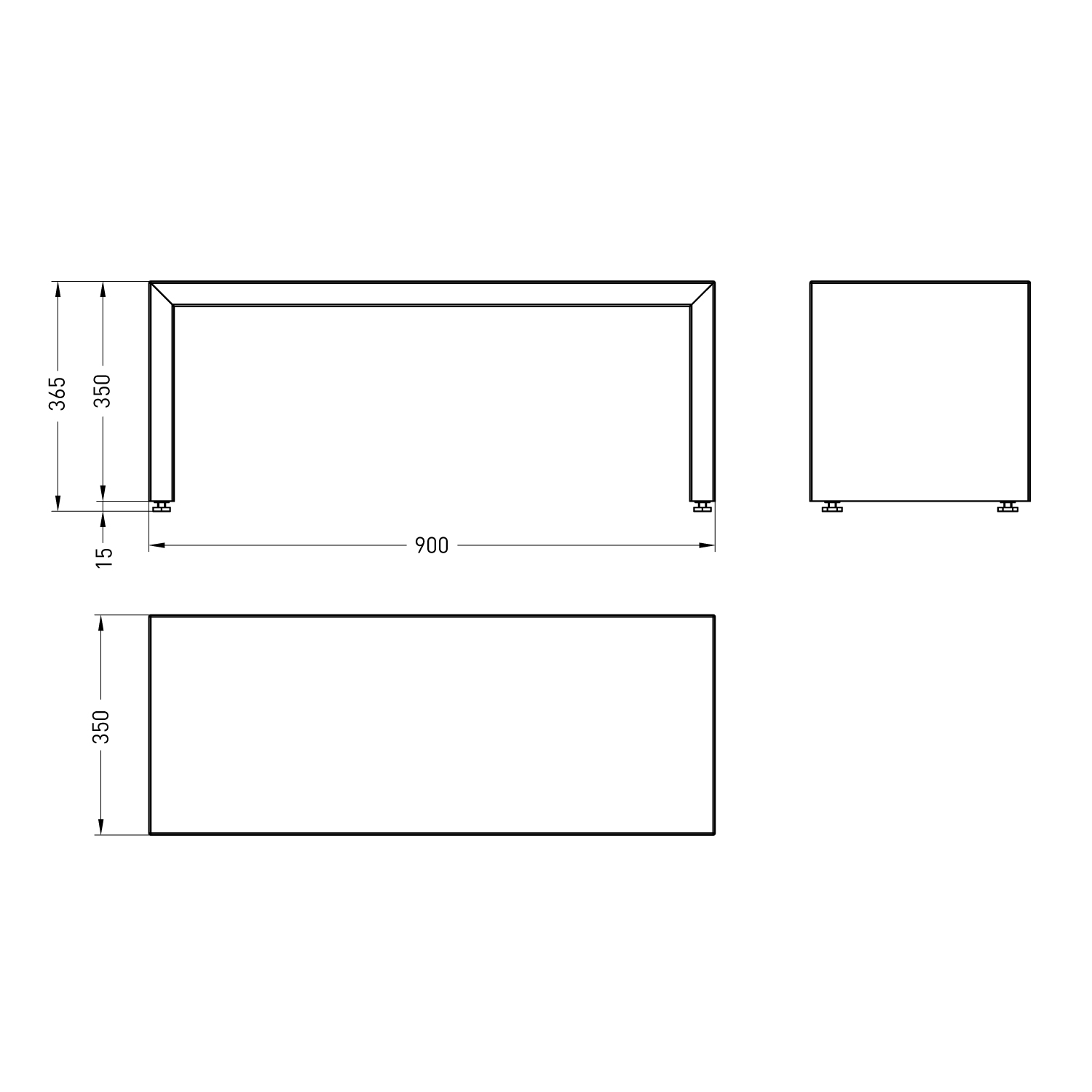 Base C - Spartherm LINEAR Module XS Nero