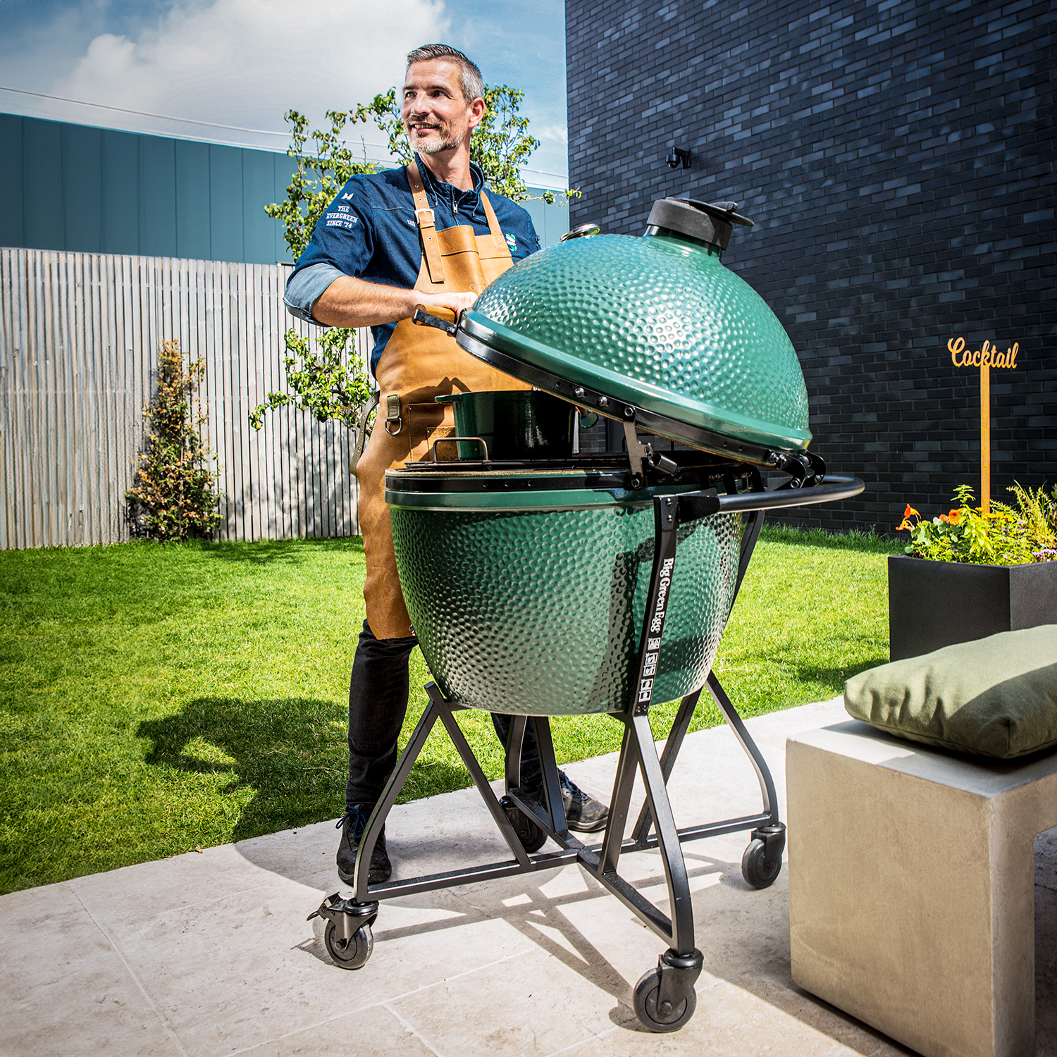 Big Green Egg intEGGrated Nest+Handler für XLarge