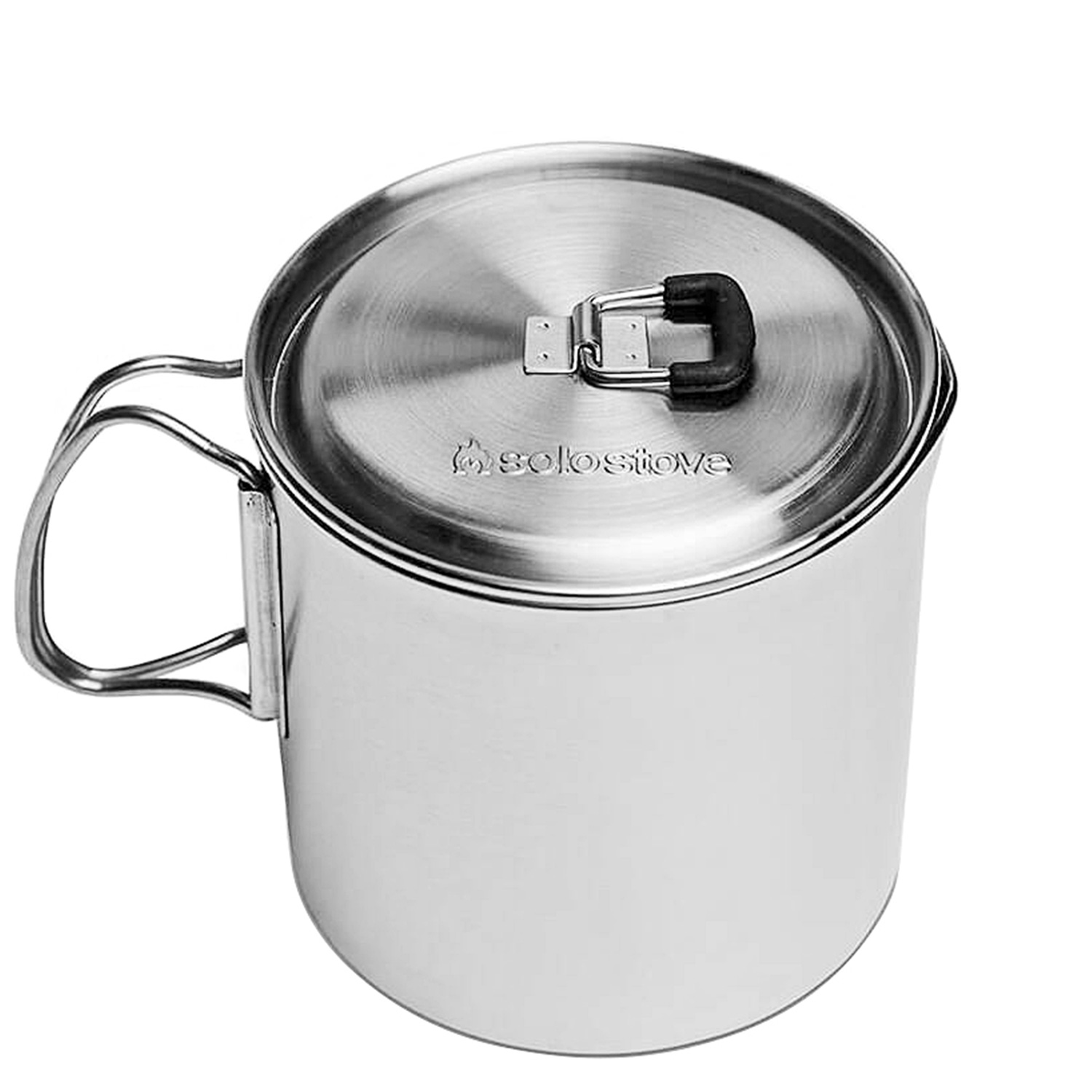 FEUERGOTT Dutch Oven 3,5 l mit Füßen + Solo Stove Pot 900 + Feueranzünder