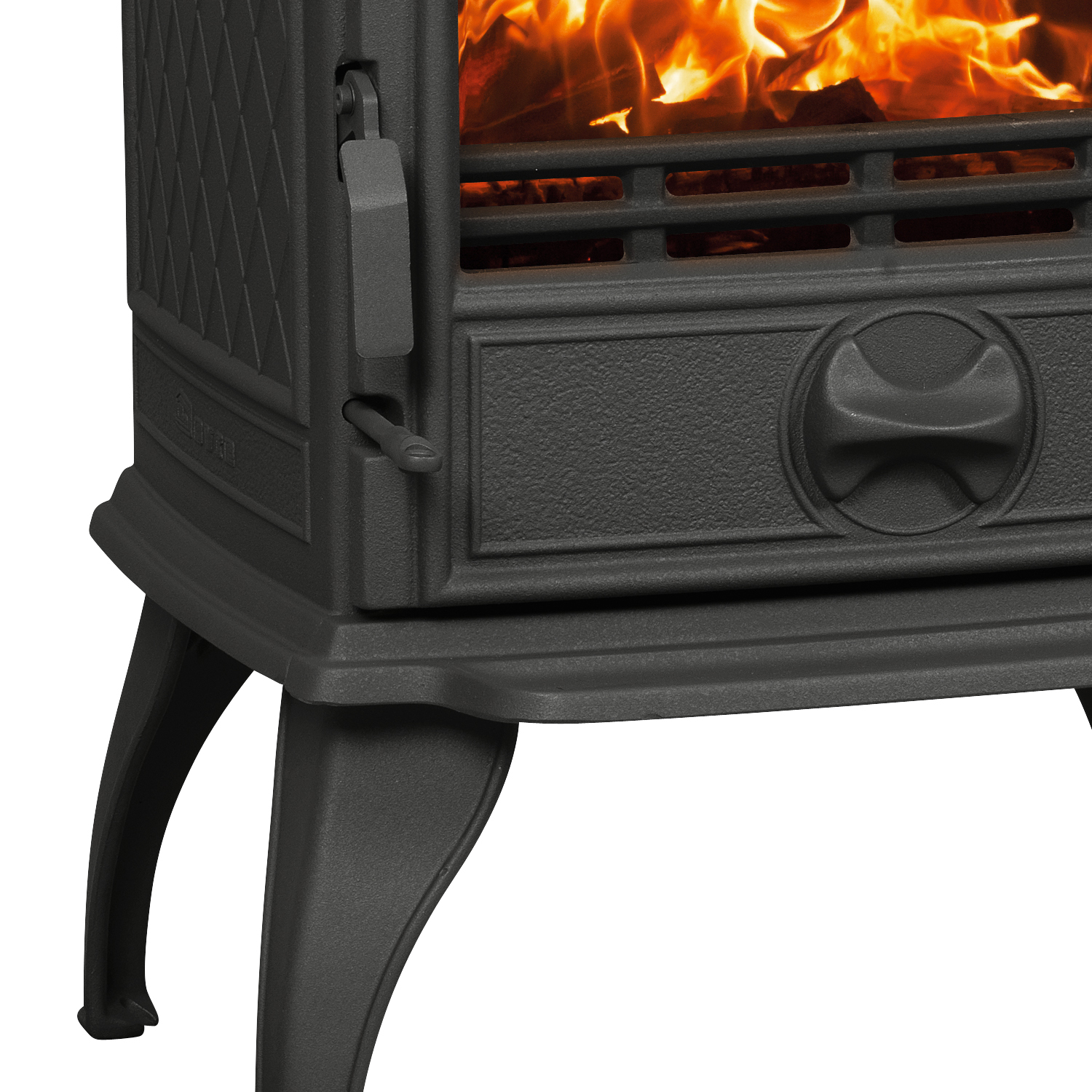 Dovre 250/B Kaminofen Gusseisen Schwarz, Bauart 2