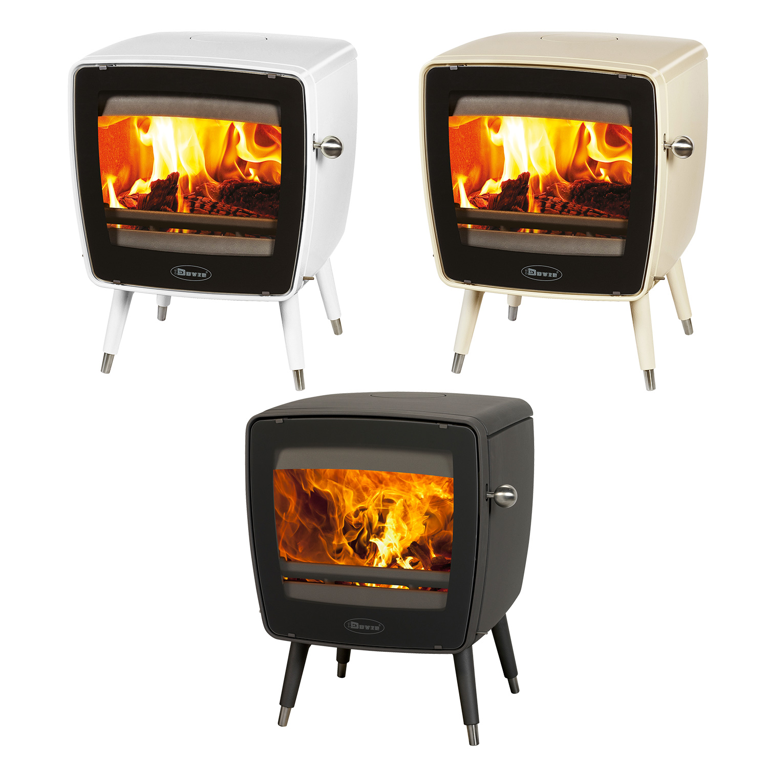 Dovre Vintage 35 Kaminofen Gusseisen Schwarz