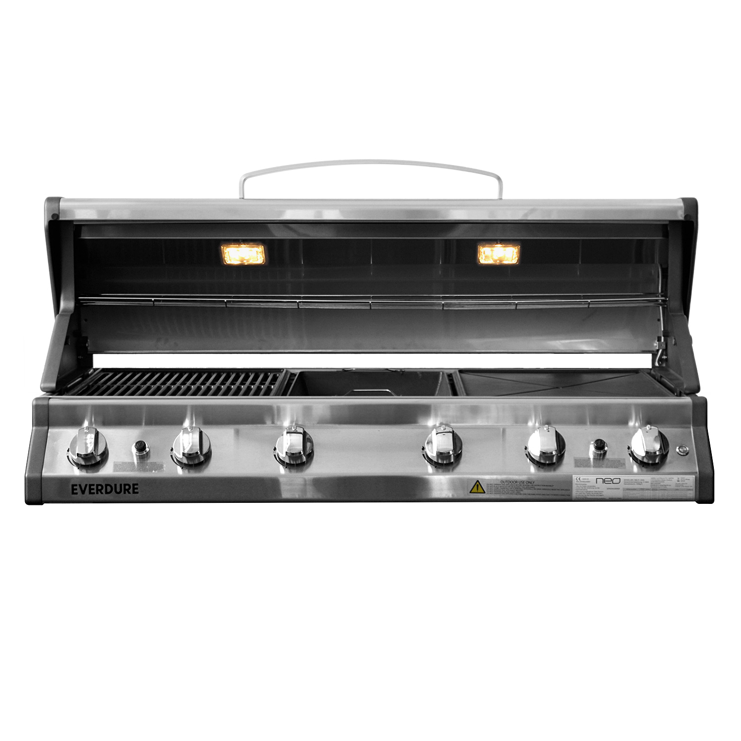 Everdure Einbau-Gasgrill mit 6 Brennern