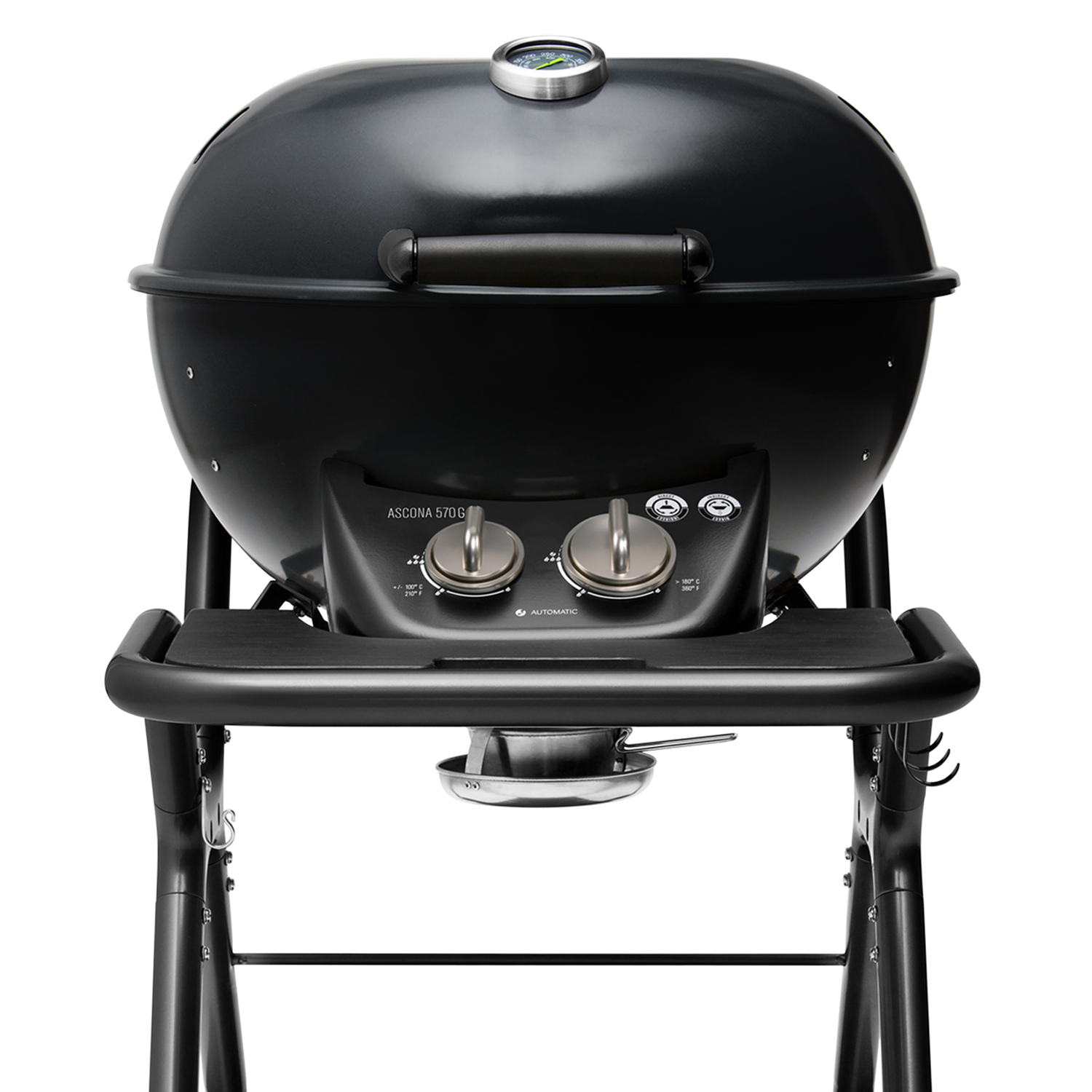 Outdoorchef Ascona 570 G Gas-Kugelgrill Limited Edition All Black + Abdeckhaube