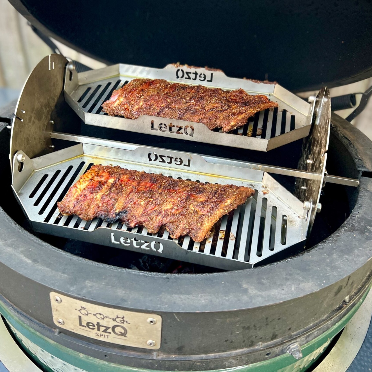 Big Green Egg Grillkarussell für LetzQ Rotisserie für Large und XLarge