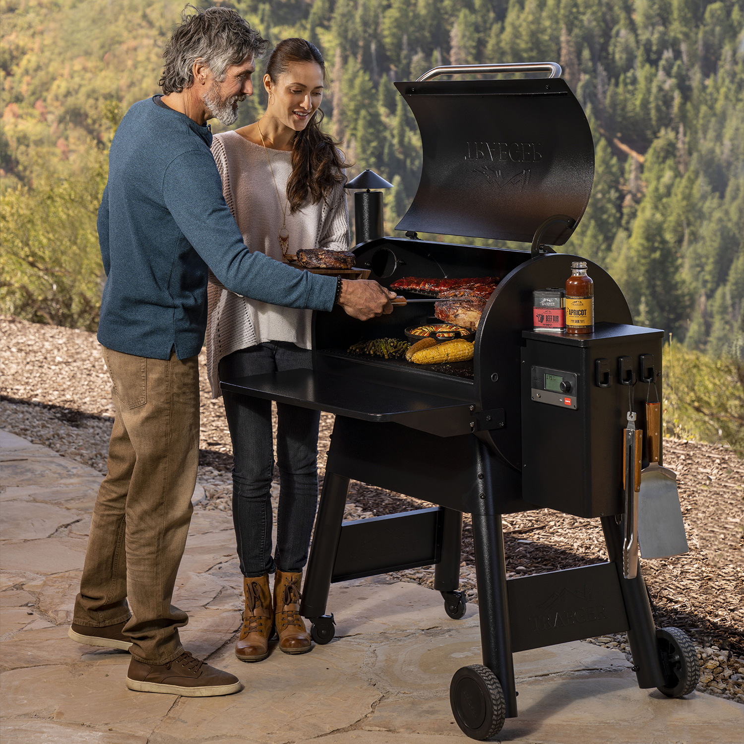 Traeger PRO D2 780 Pellet Grill schwarz