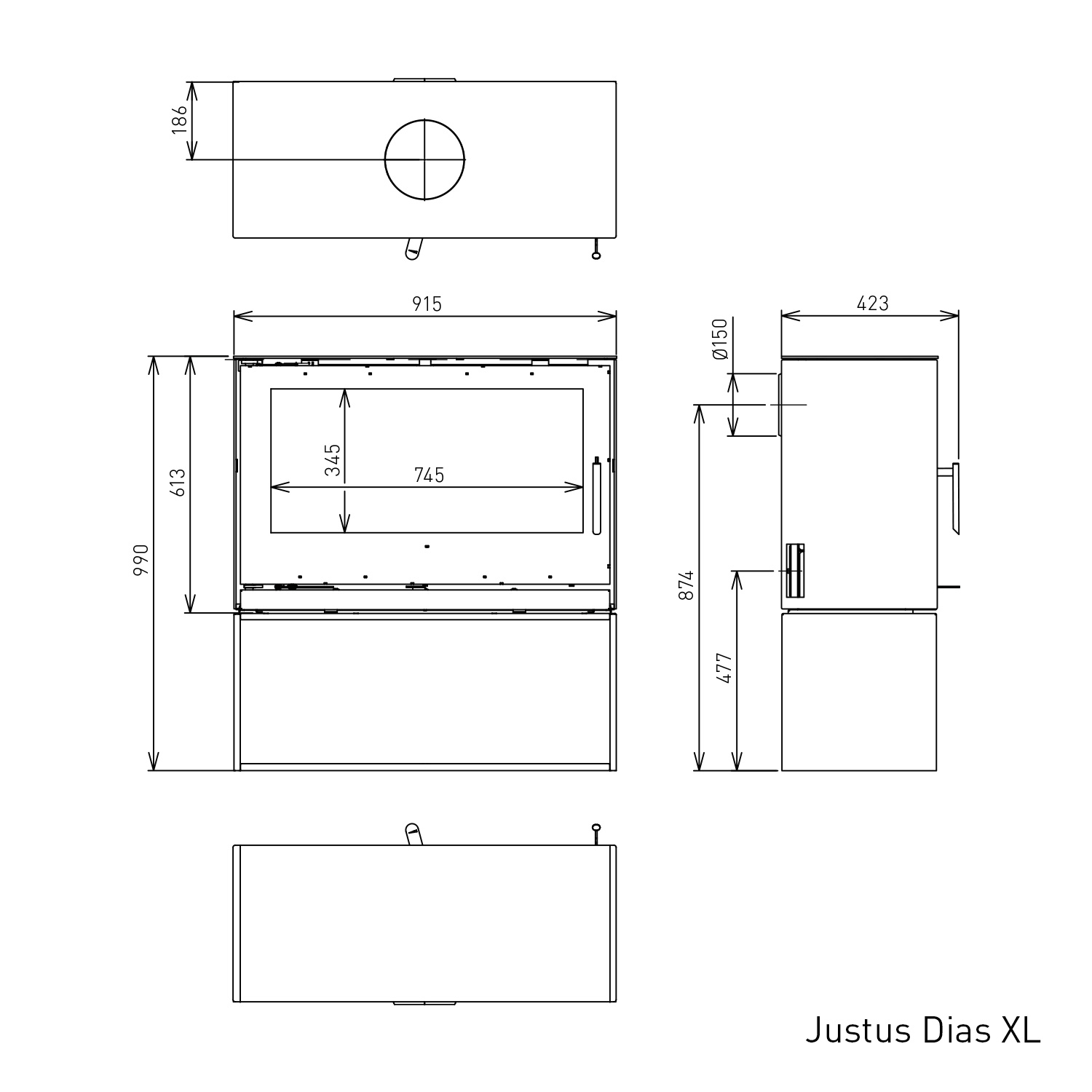 Oranier Box für Ziva XL und Justus Dias XL