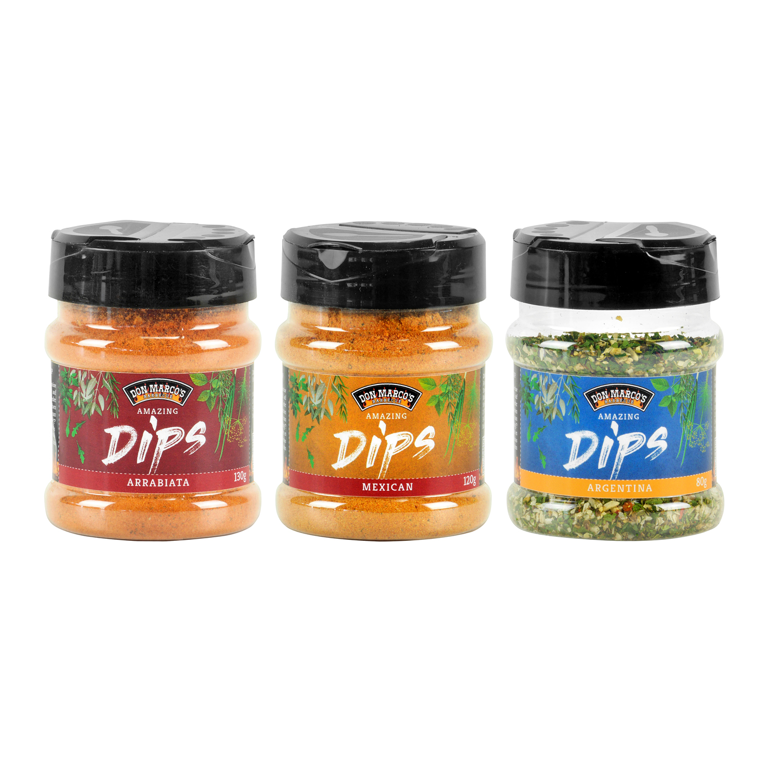 Don Marco's Dip 3er-Set: Arrabiata, Mexican & Argentina