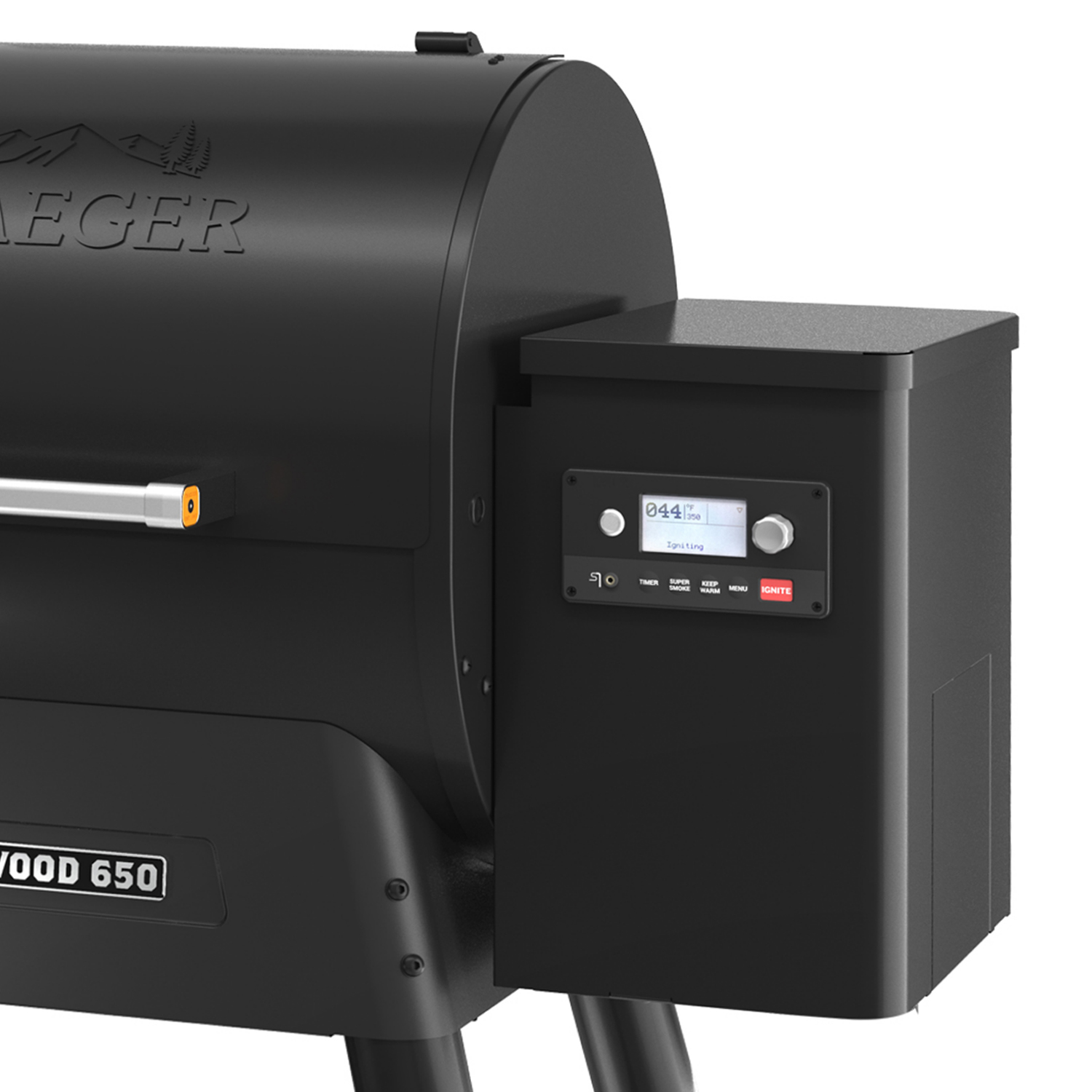 Traeger IRONWOOD 650 Pellet Grill schwarz inkl. Abdeckhaube, Ablaufblech-Schutzfolie + Hartholz Pellets Cherry 9 kg