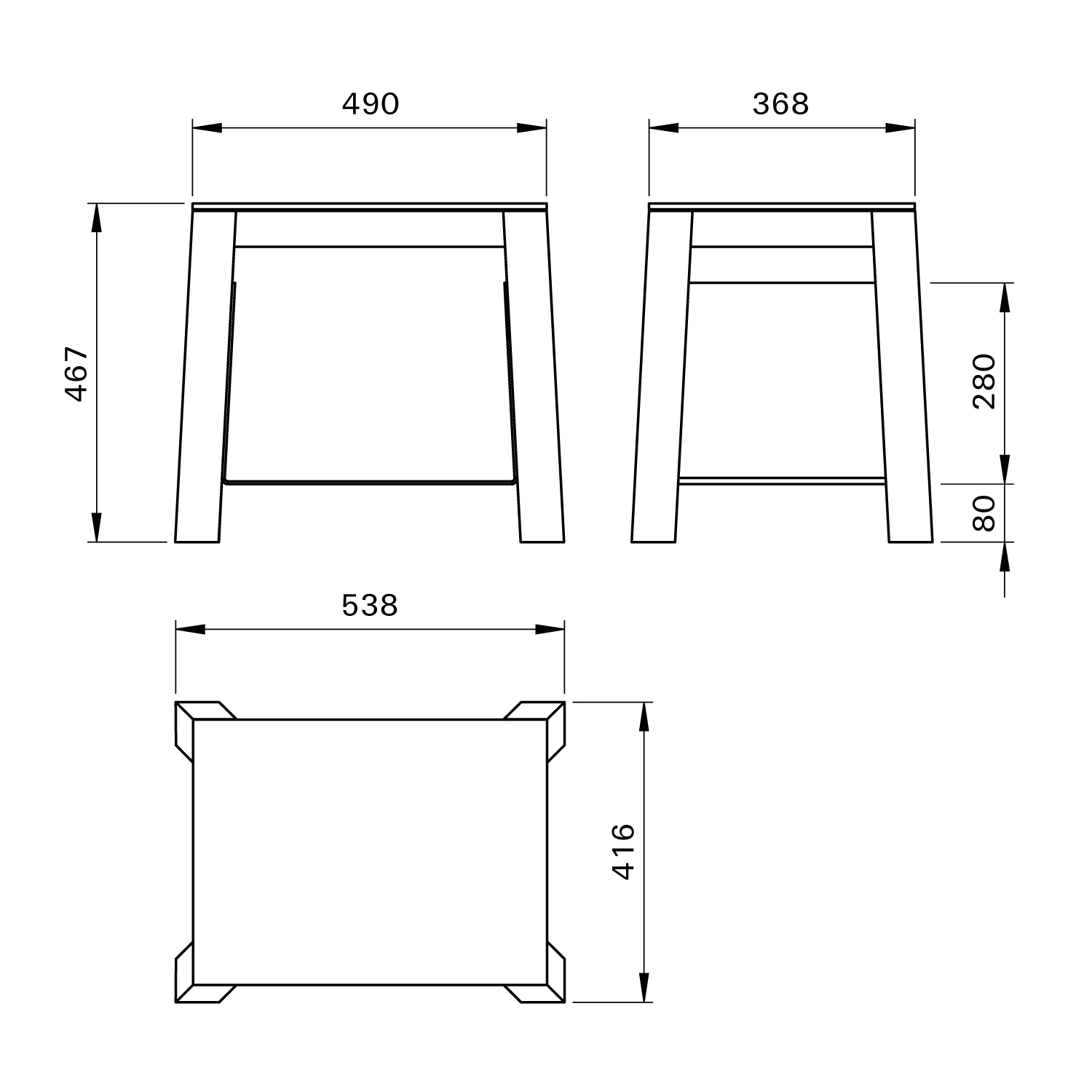 Schmitzker Cuby Holztisch B-Ware