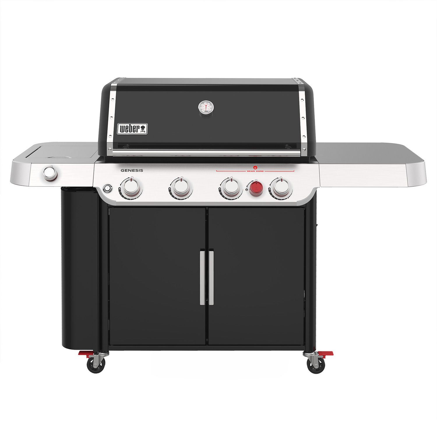 Weber Genesis E-435 Gas-Grillstation Schwarz + Abdeckhaube gratis