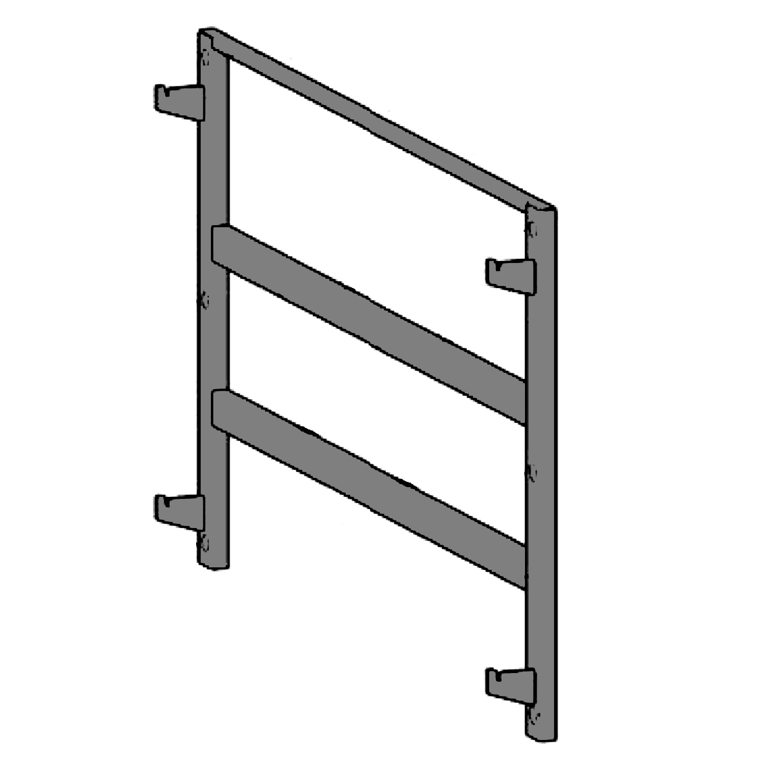 Oranier Wand-Montagerahmen für Ziva XL