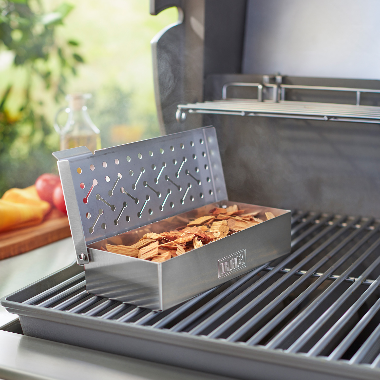 Weber Räucherbox Edelstahl für Gasgrills ab Q 200/2000