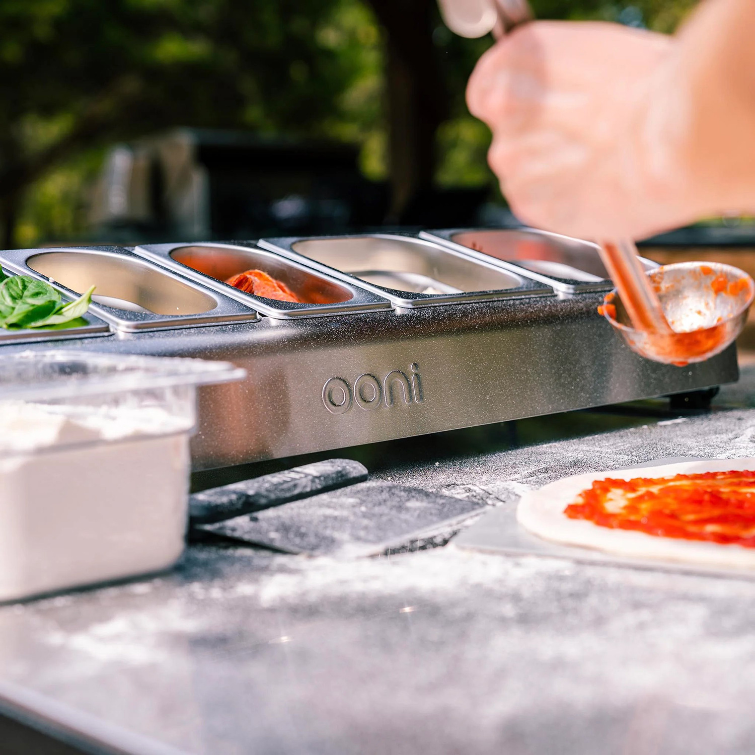 Ooni Pizzabelag-Container mittelgroß