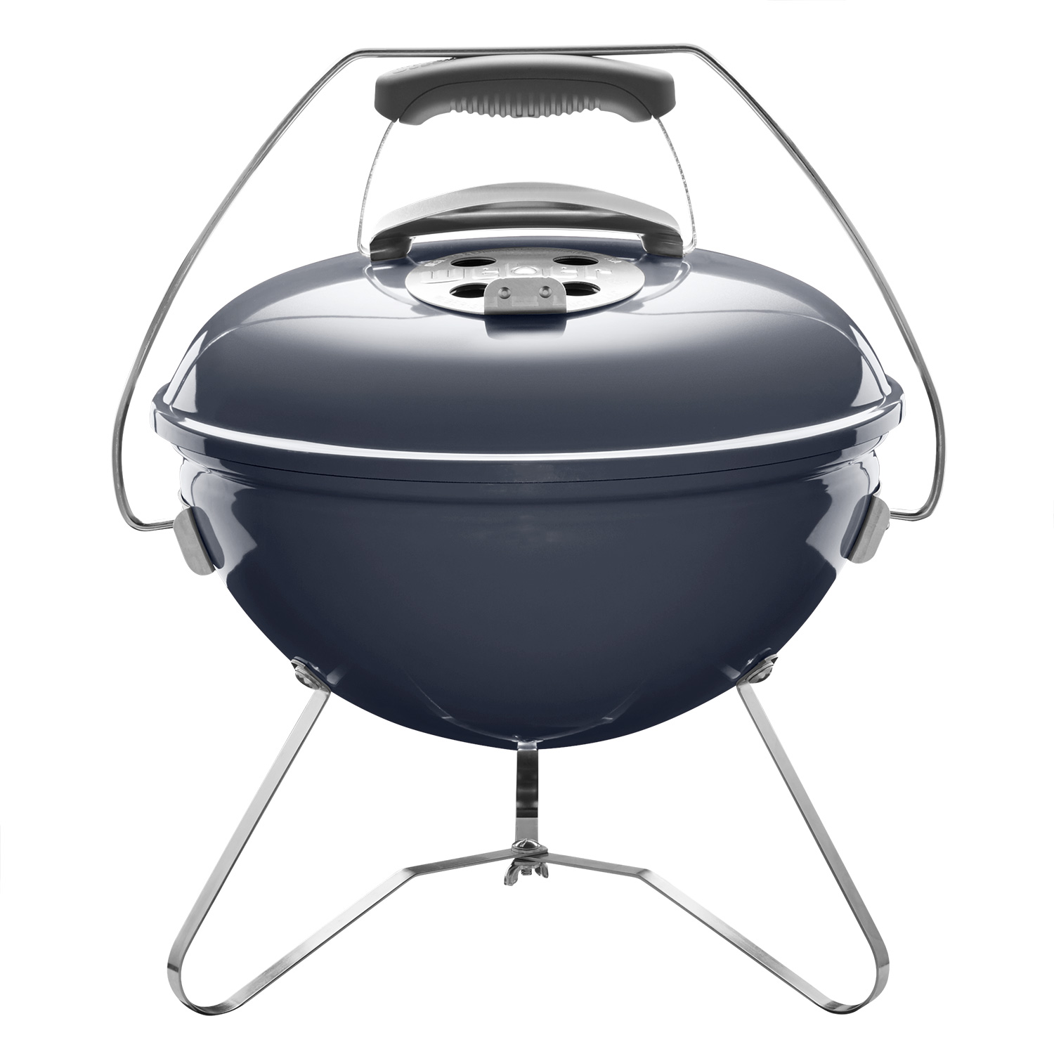 Weber Smokey Joe Premium Holzkohlegrill 37 cm Slate Blue