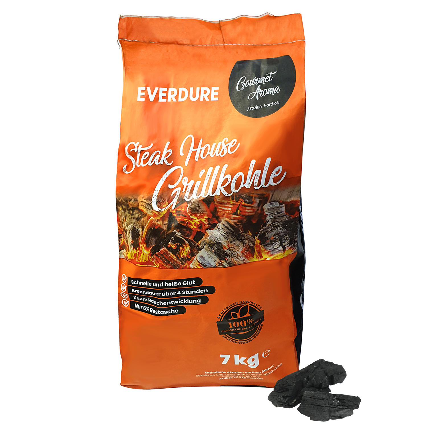 Everdure Steak House Grillkohle 7 kg