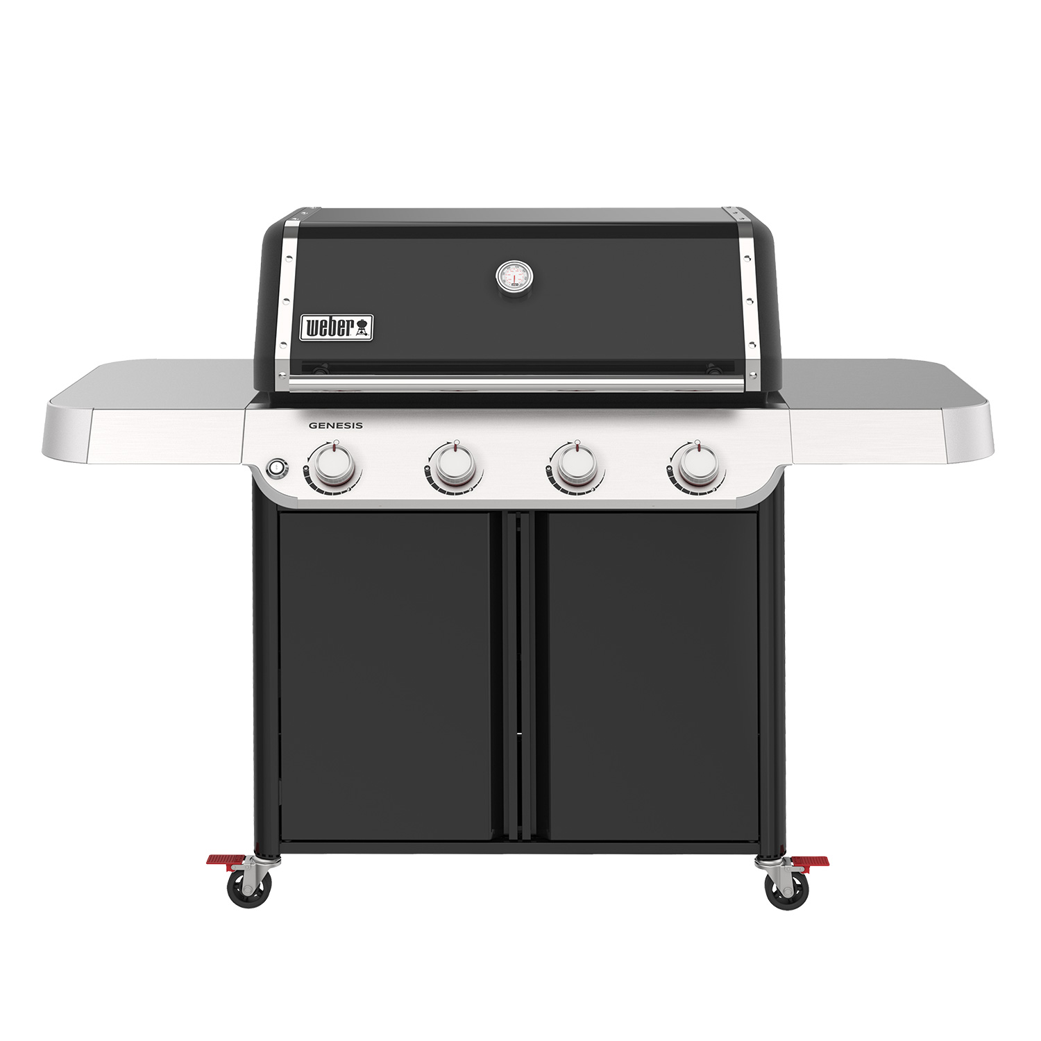 Weber Genesis E-415 Gas-Grillstation Schwarz