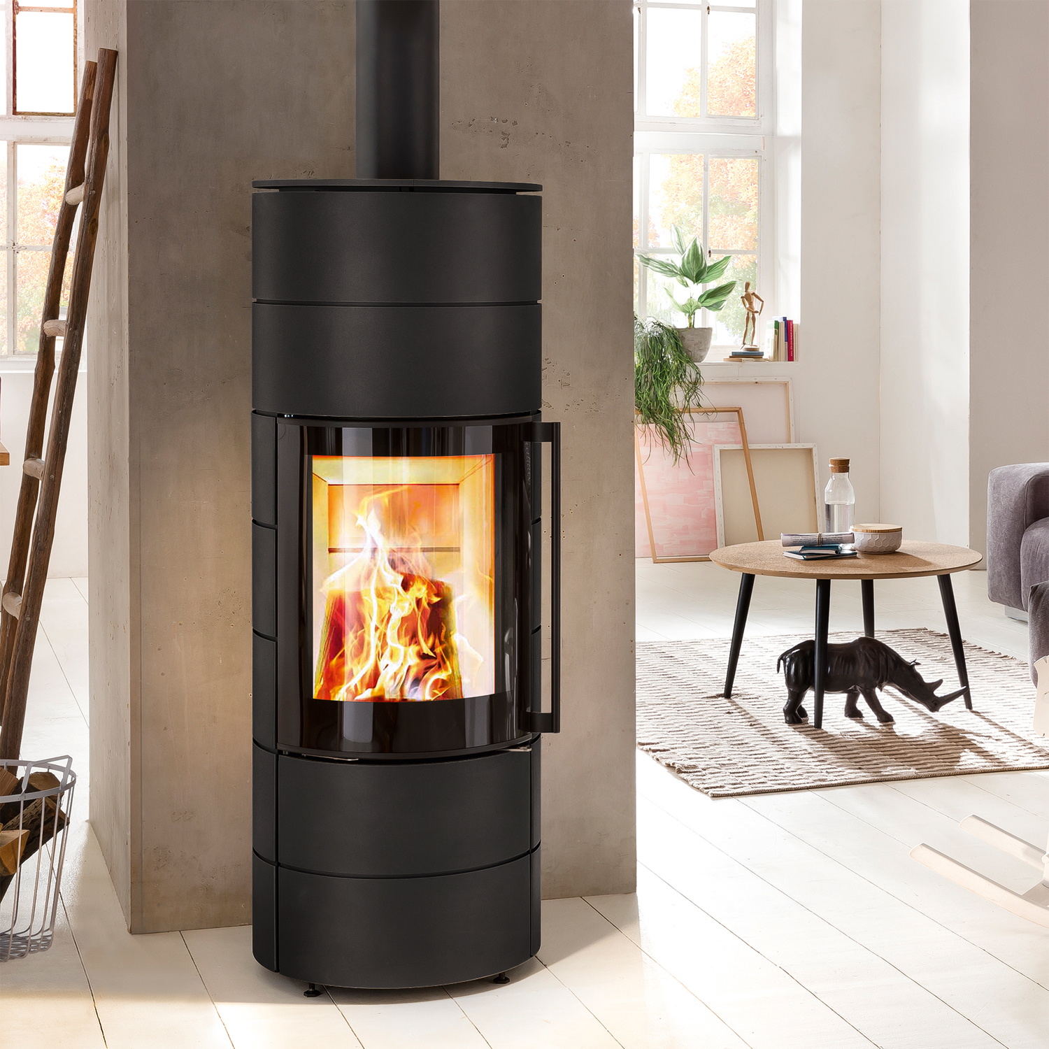 Spartherm ambiente a3 Kaminofen Stahl Nero