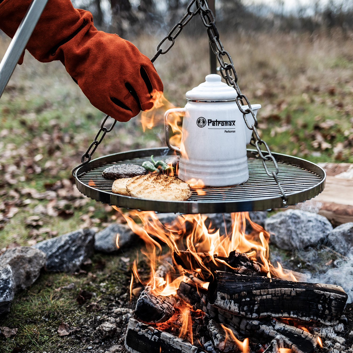 Petromax h-grate50 Hänge-Rost für Dreibein