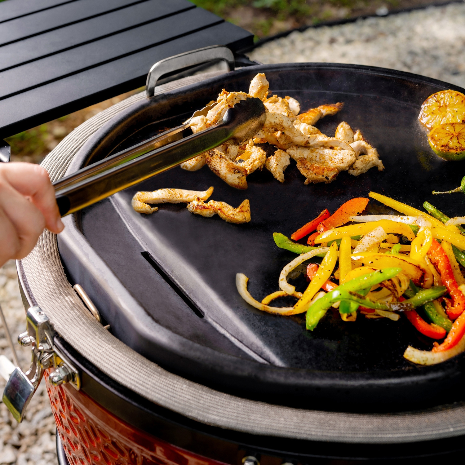 Kamado Joe Karbon Steel Grillplatte für Classic Joe