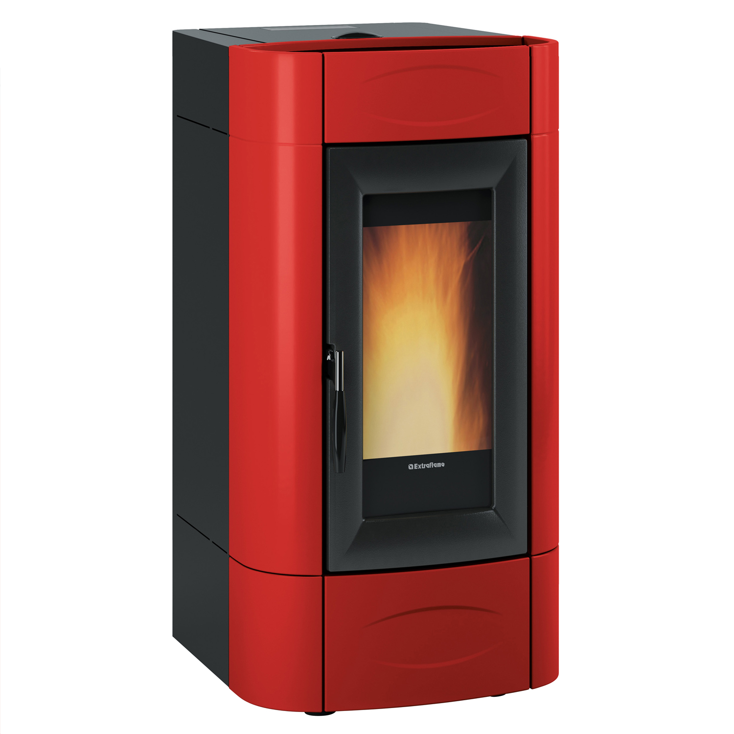 Extraflame Evolution Line Isidora Idro H16 wasserführender Pelletofen Bordeaux