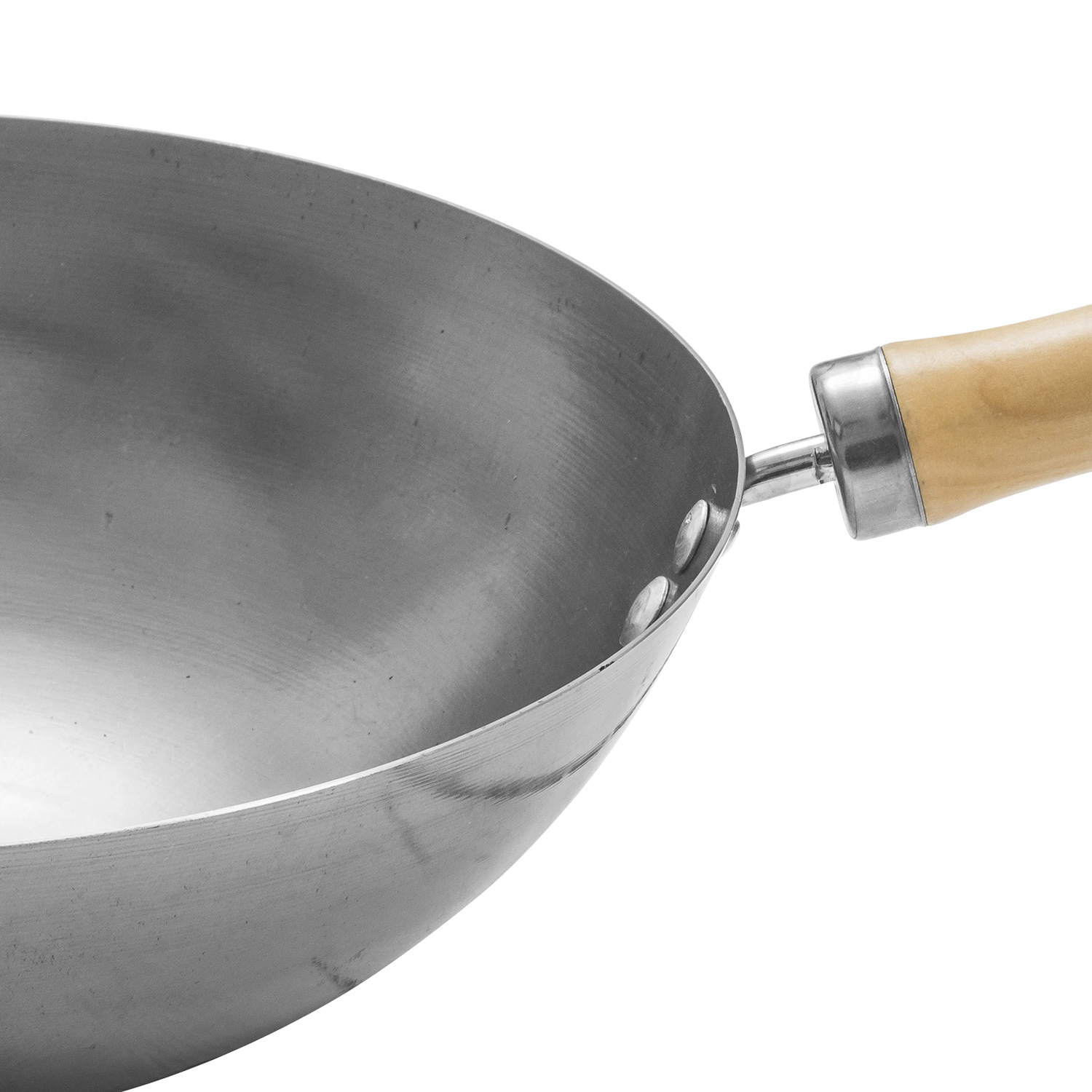 Hot Wok Wokpfanne 30 cm aus Carbonstahl