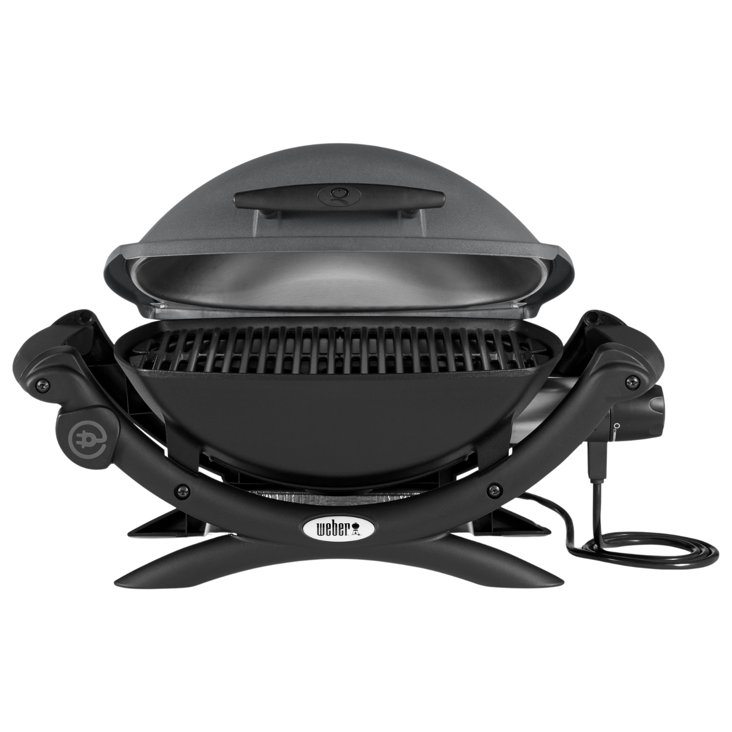 Weber Q 1400 Elektro-Kugelgrill Dunkelgrau